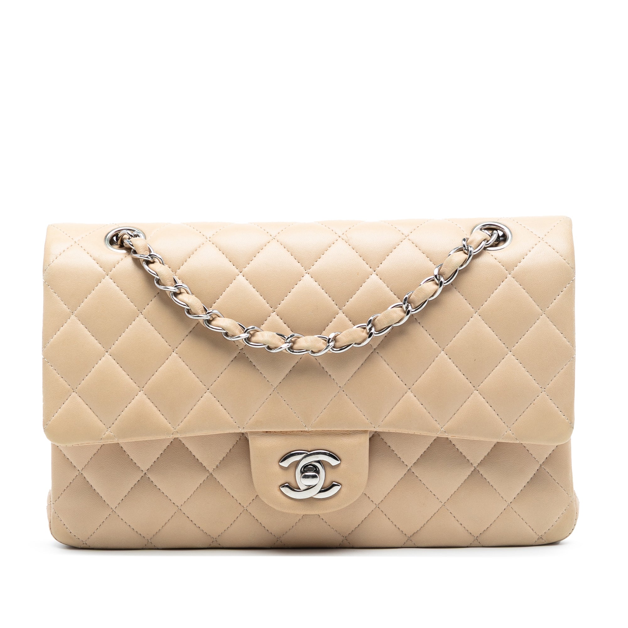 Classic Double Flap Bag Quilted Lambskin Medium