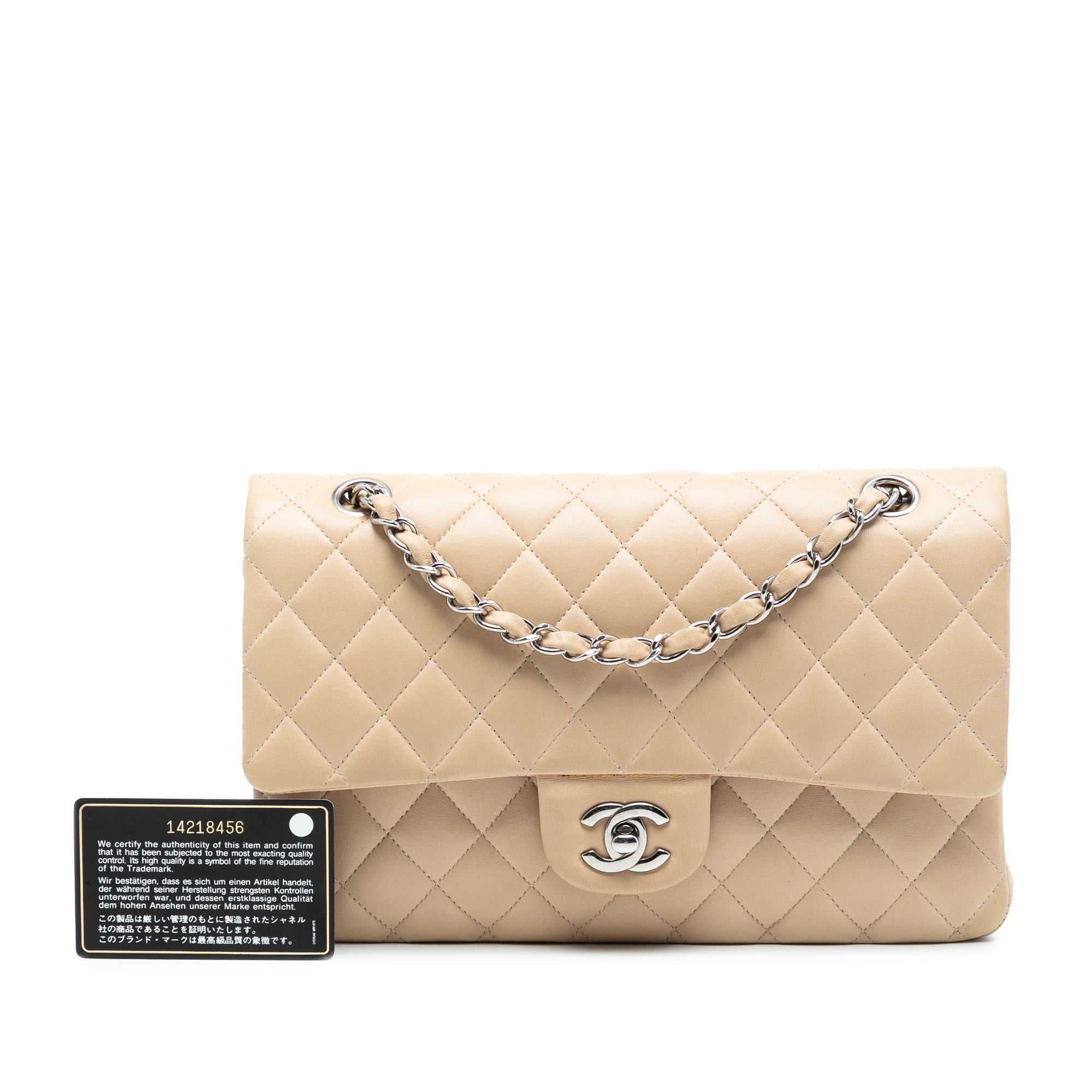 Classic Double Flap Bag Quilted Lambskin Medium