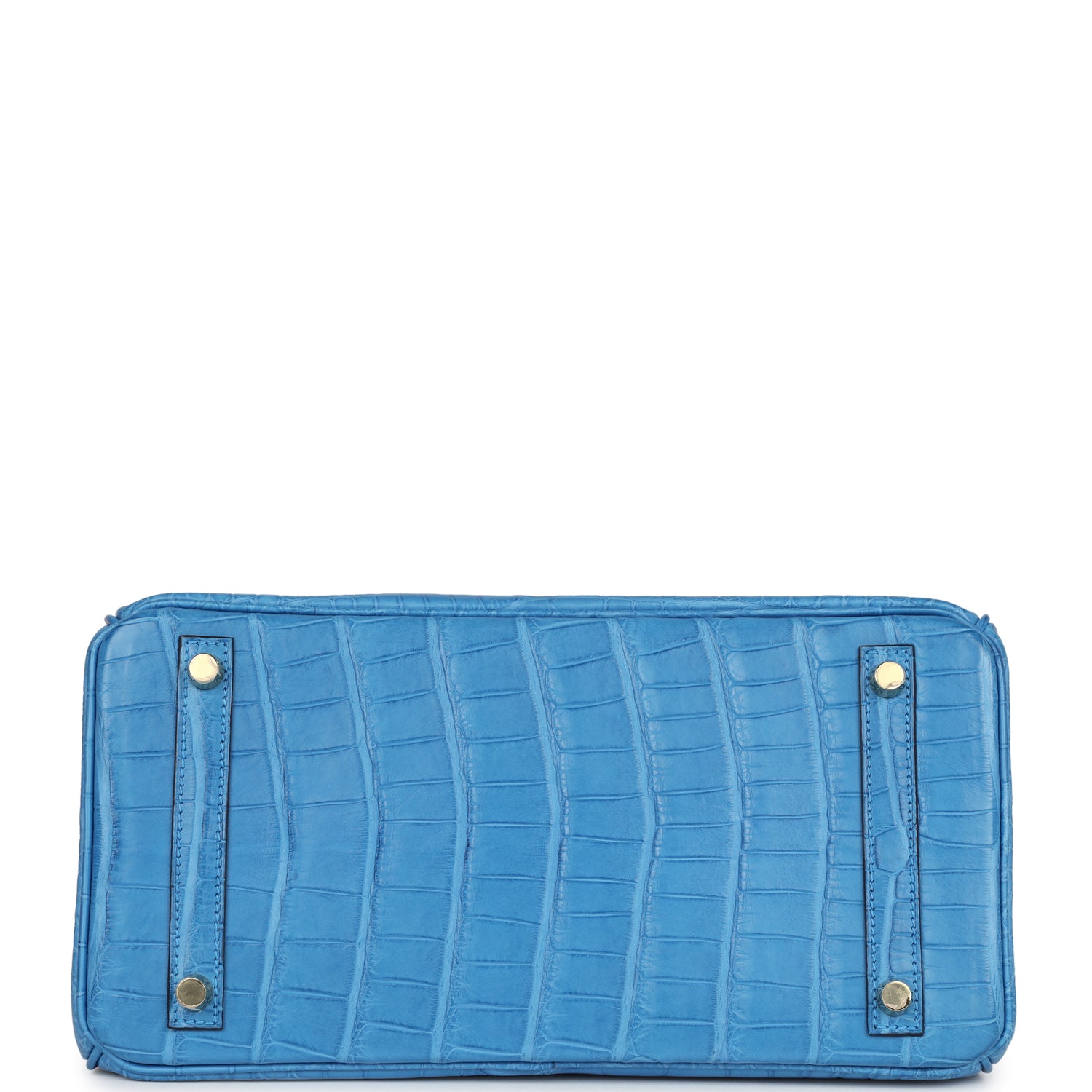 Hermes Birkin 30 Bleu Mykonos Matte Alligator Gold Hardware