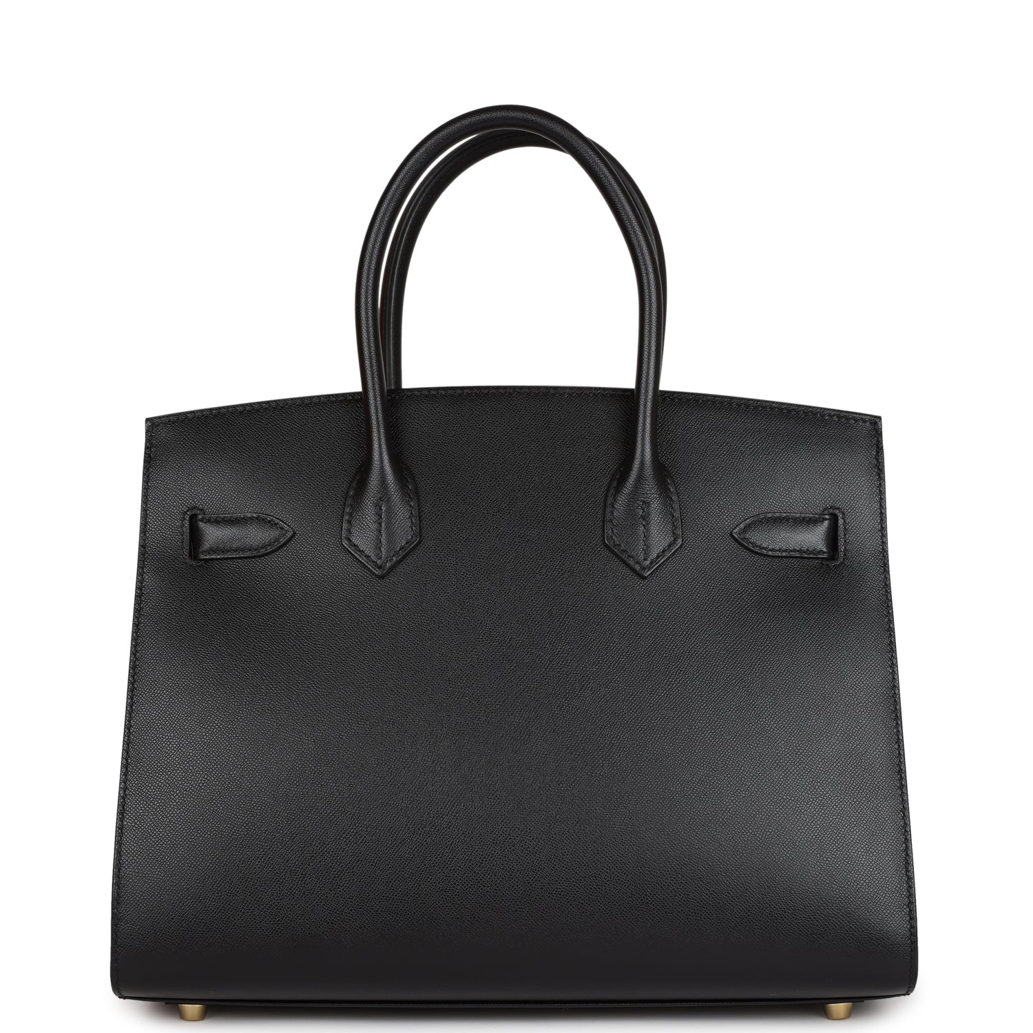 Hermes Birkin Sellier 30 Black Madame Gold Hardware