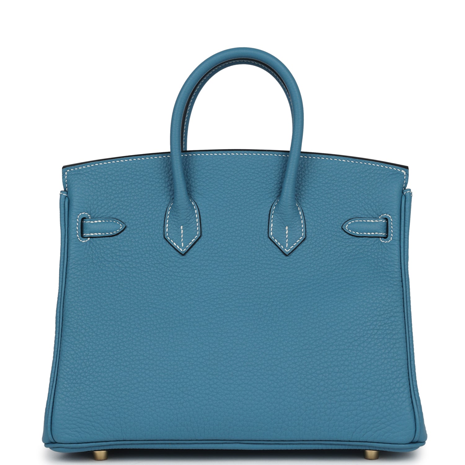 Hermes Birkin 25 Blue Jean Togo Gold Hardware