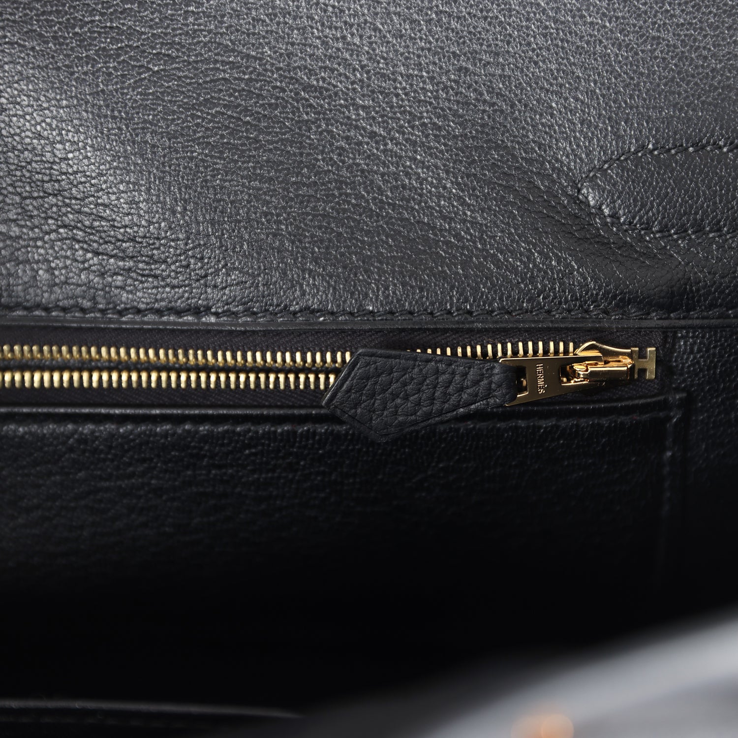 Hermes Birkin 30 Black Shiny Niloticus Crocodile and Togo Touch Rose Gold Hardware