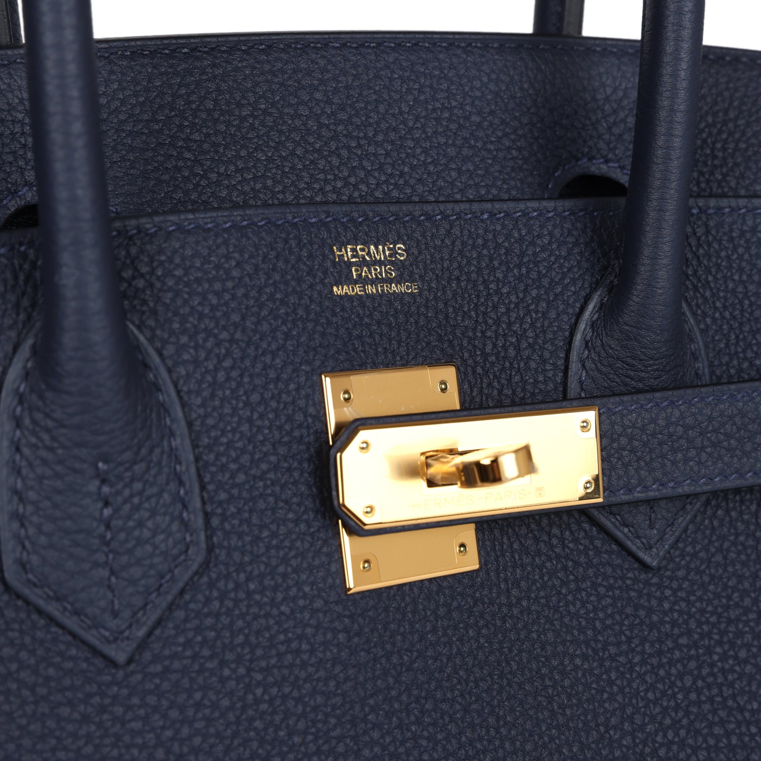 Hermes Birkin 30 Bleu Nuit Togo Gold Hardware