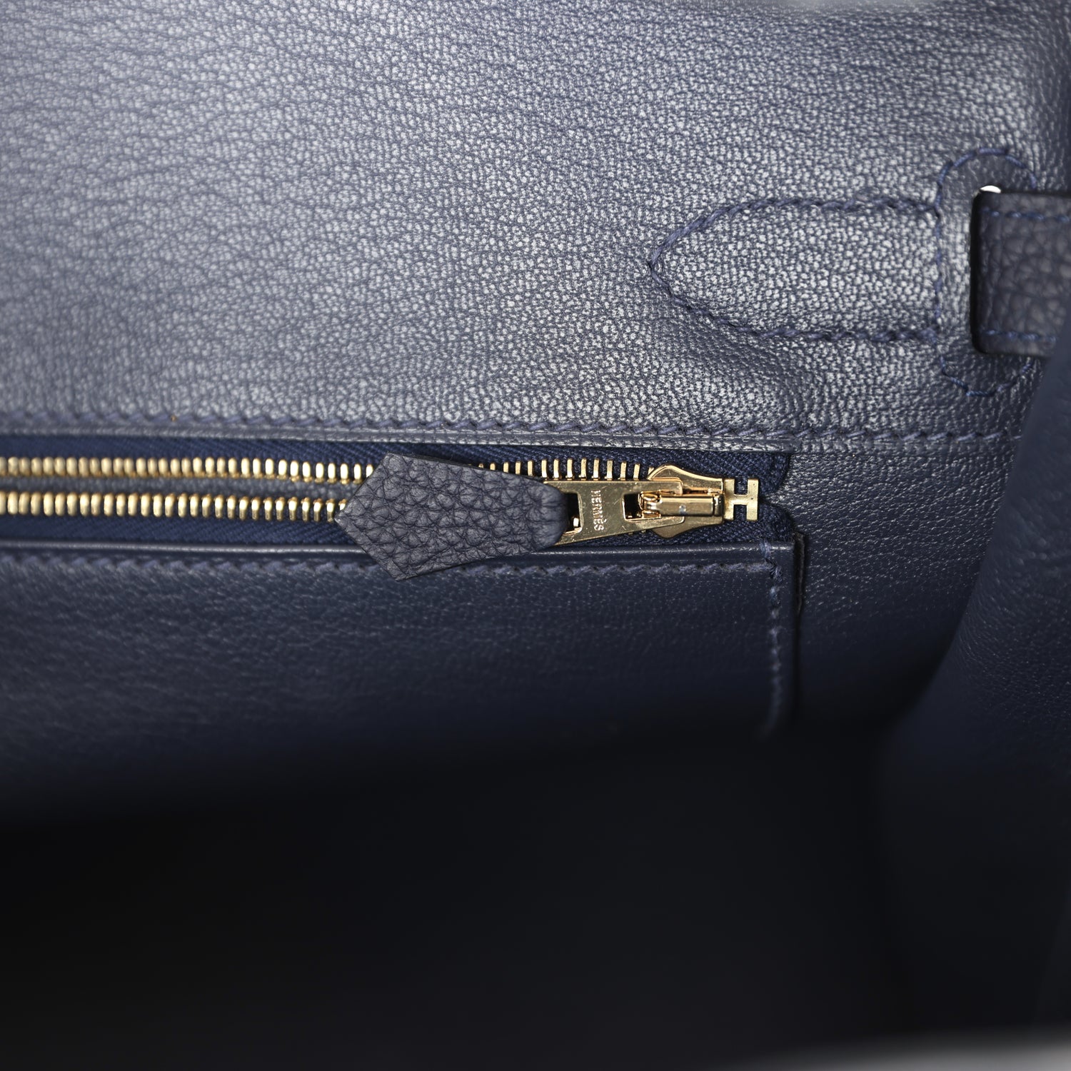 Hermes Birkin 30 Bleu Nuit Togo Rose Gold Hardware