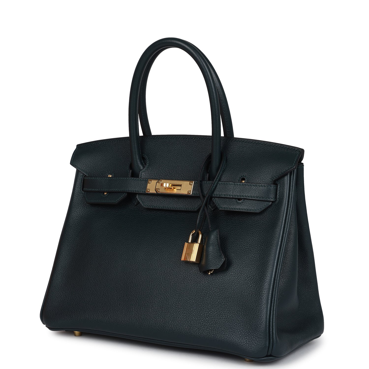 Hermes Birkin 30 Vert Cypress Taurillon Novillo Gold Hardware
