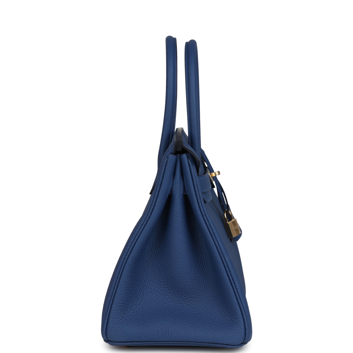 Hermes Birkin 30 Bleu Tie Togo Permabrass Hardware