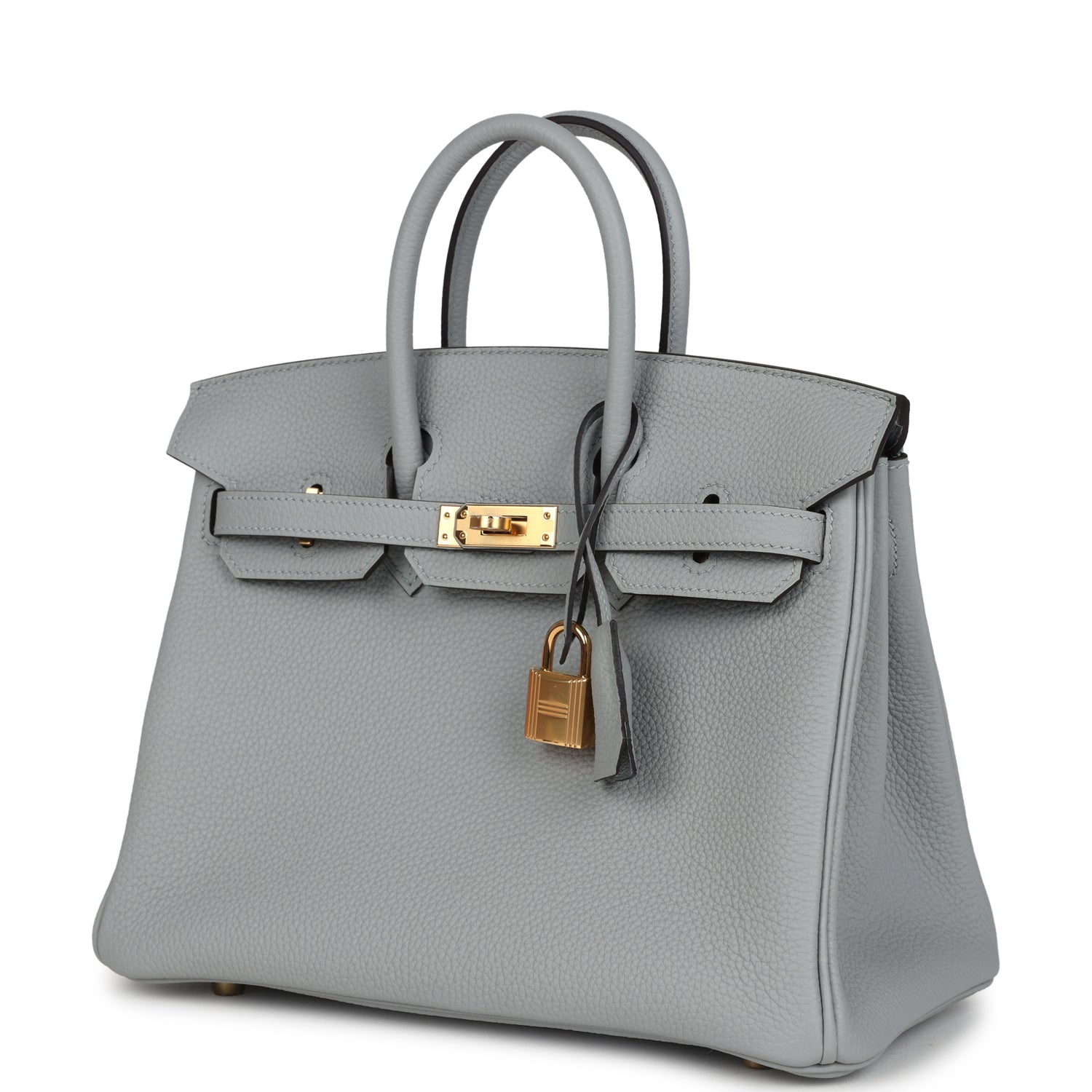 Hermes Birkin 25 Bleu Glacier Togo Gold Hardware