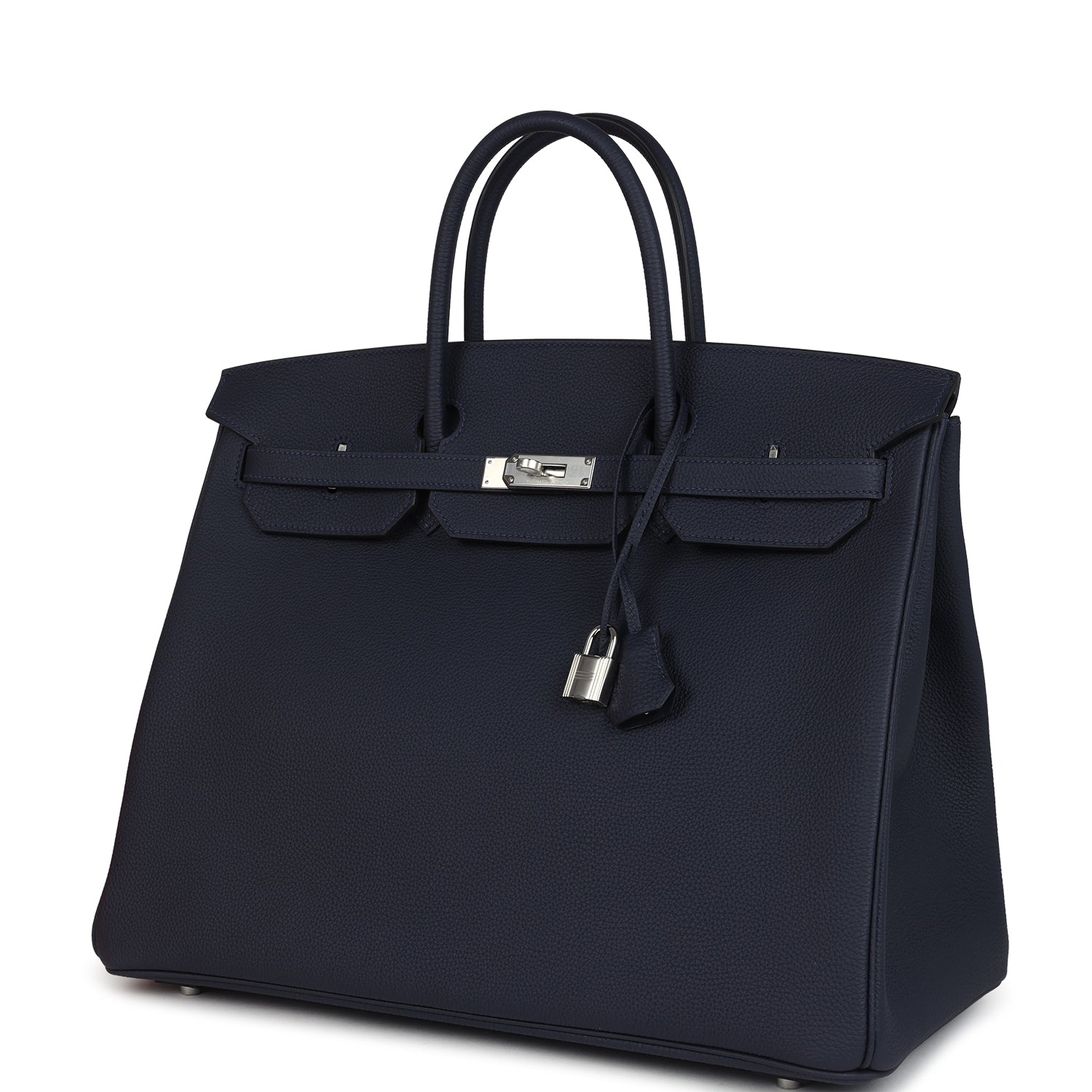 Hermes Birkin 40 Bleu Nuit Togo Palladium Hardware