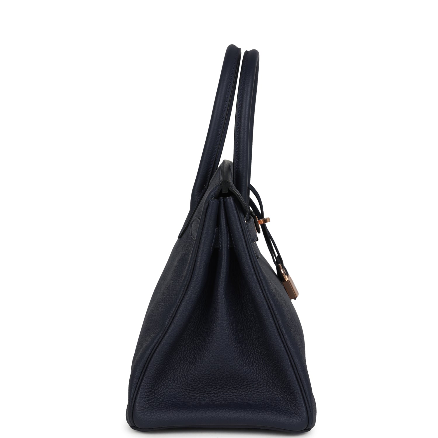 Hermes Birkin 30 Bleu Nuit Togo Rose Gold Hardware