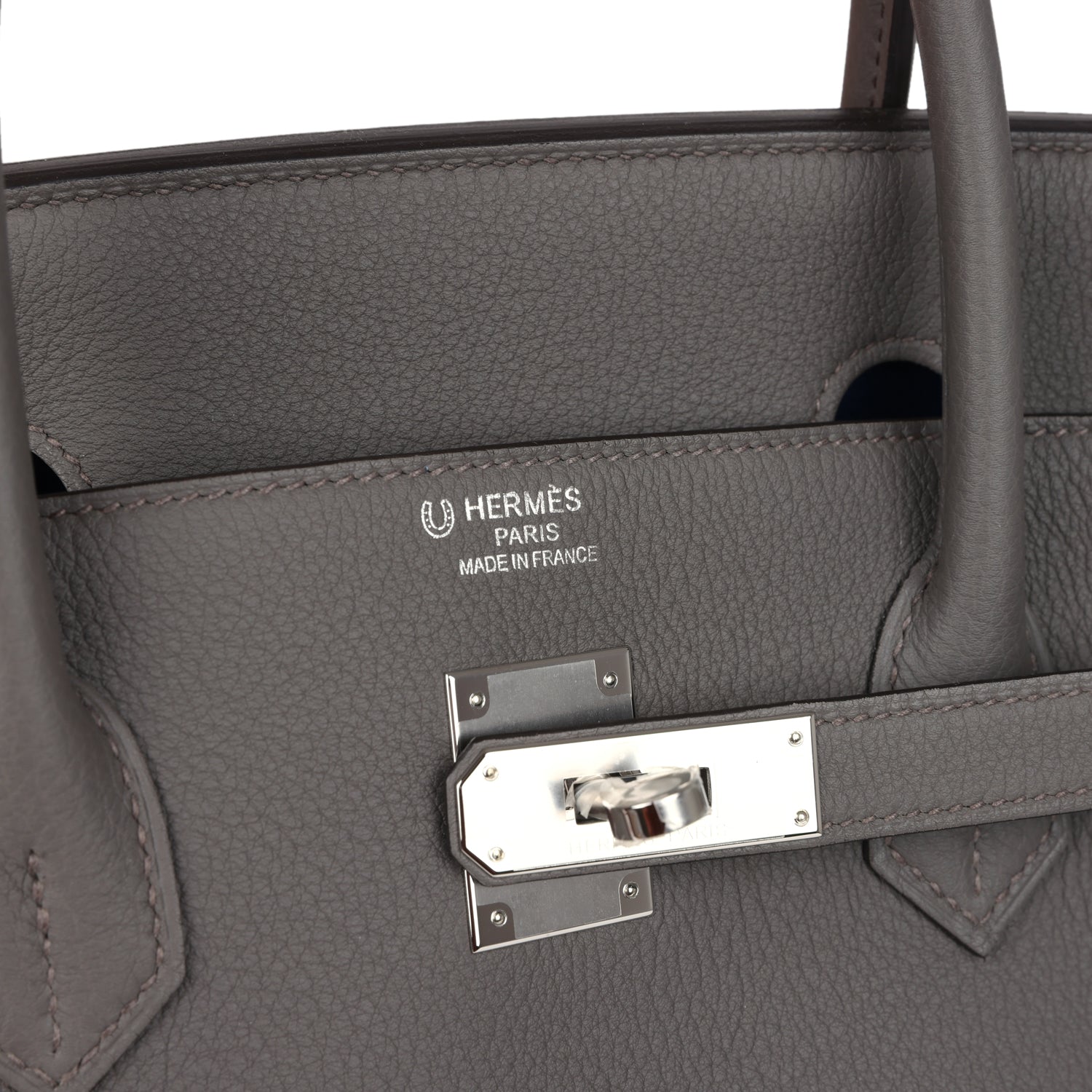 Hermes Special Order (HSS) Birkin 40 Etain Verso Togo Palladium Hardware