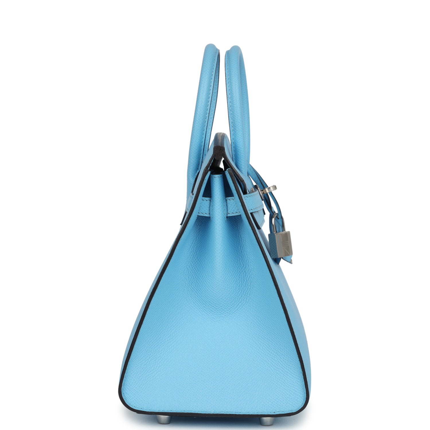Hermes Birkin Sellier 25 Celeste Epsom Palladium Hardware