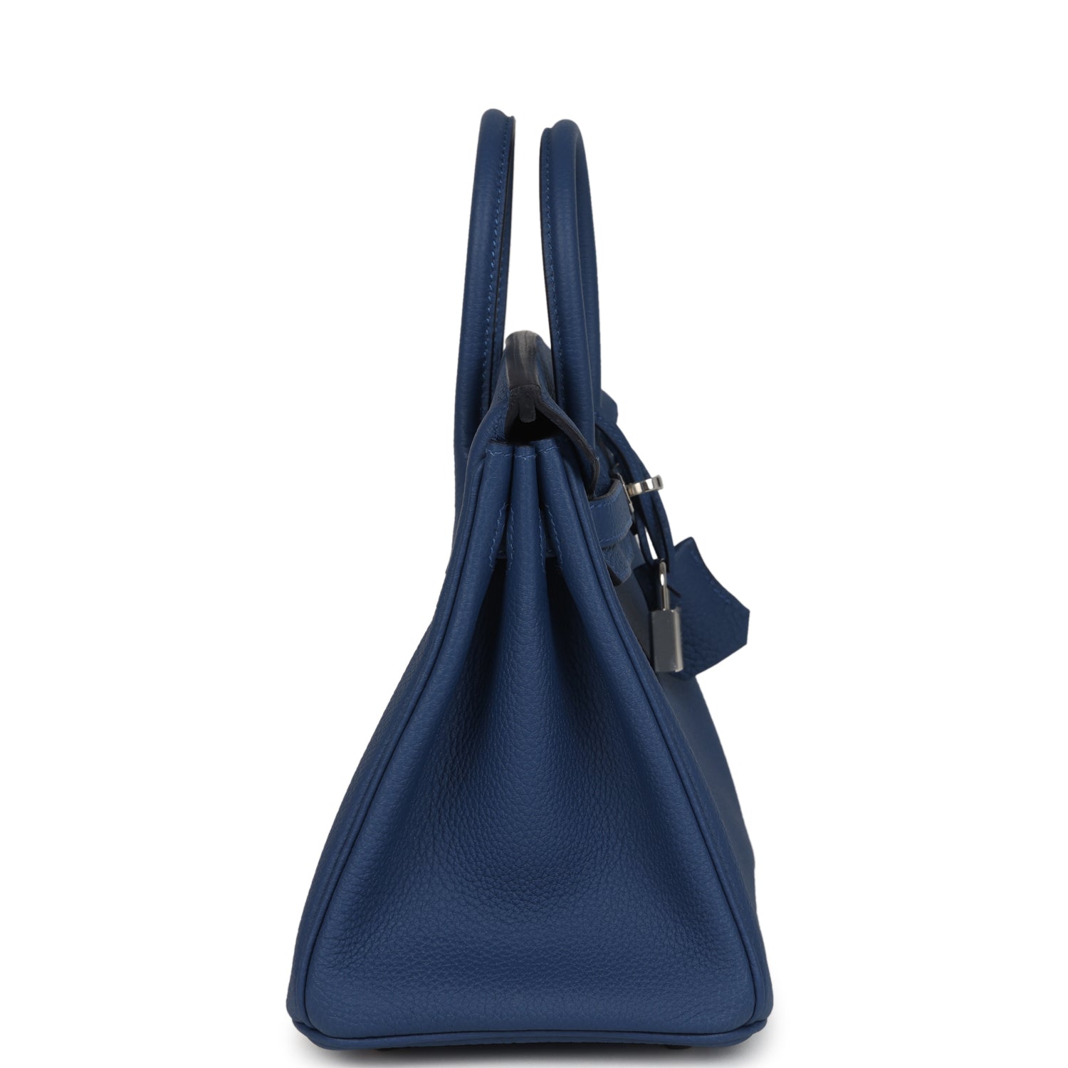 Hermes Birkin 25 Bleu Tie Togo Palladium Hardware
