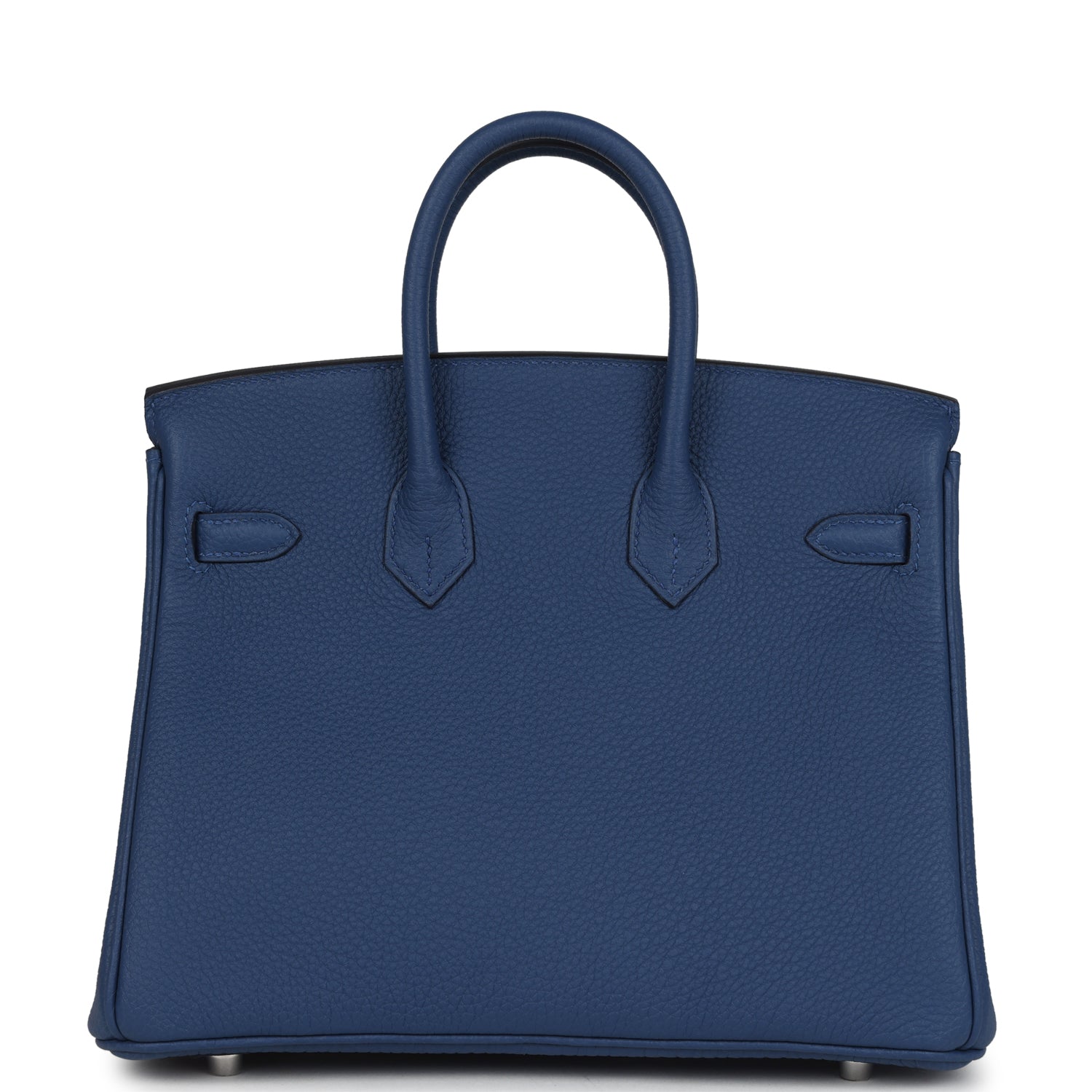 Hermes Birkin 25 Bleu Tie Togo Palladium Hardware