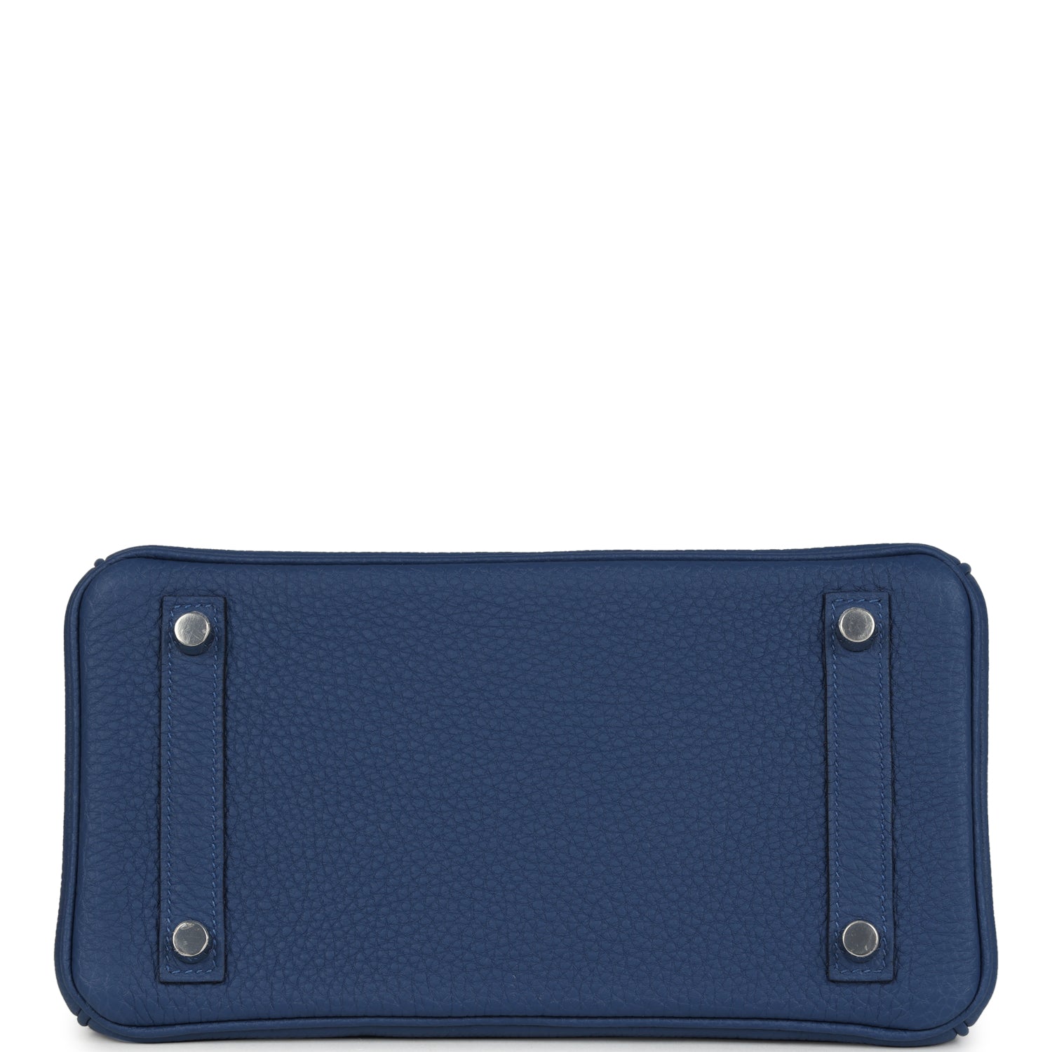 Hermes Birkin 25 Bleu Tie Togo Palladium Hardware