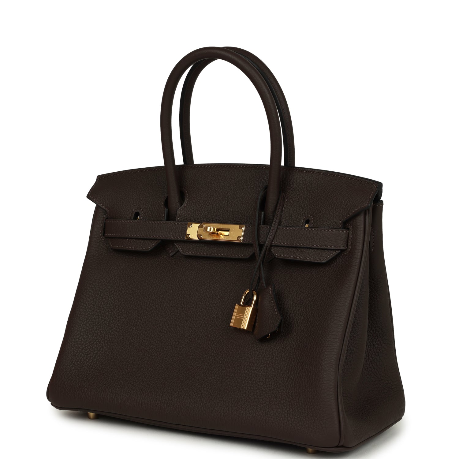 Hermes Birkin 30 Ebene Togo Gold Hardware