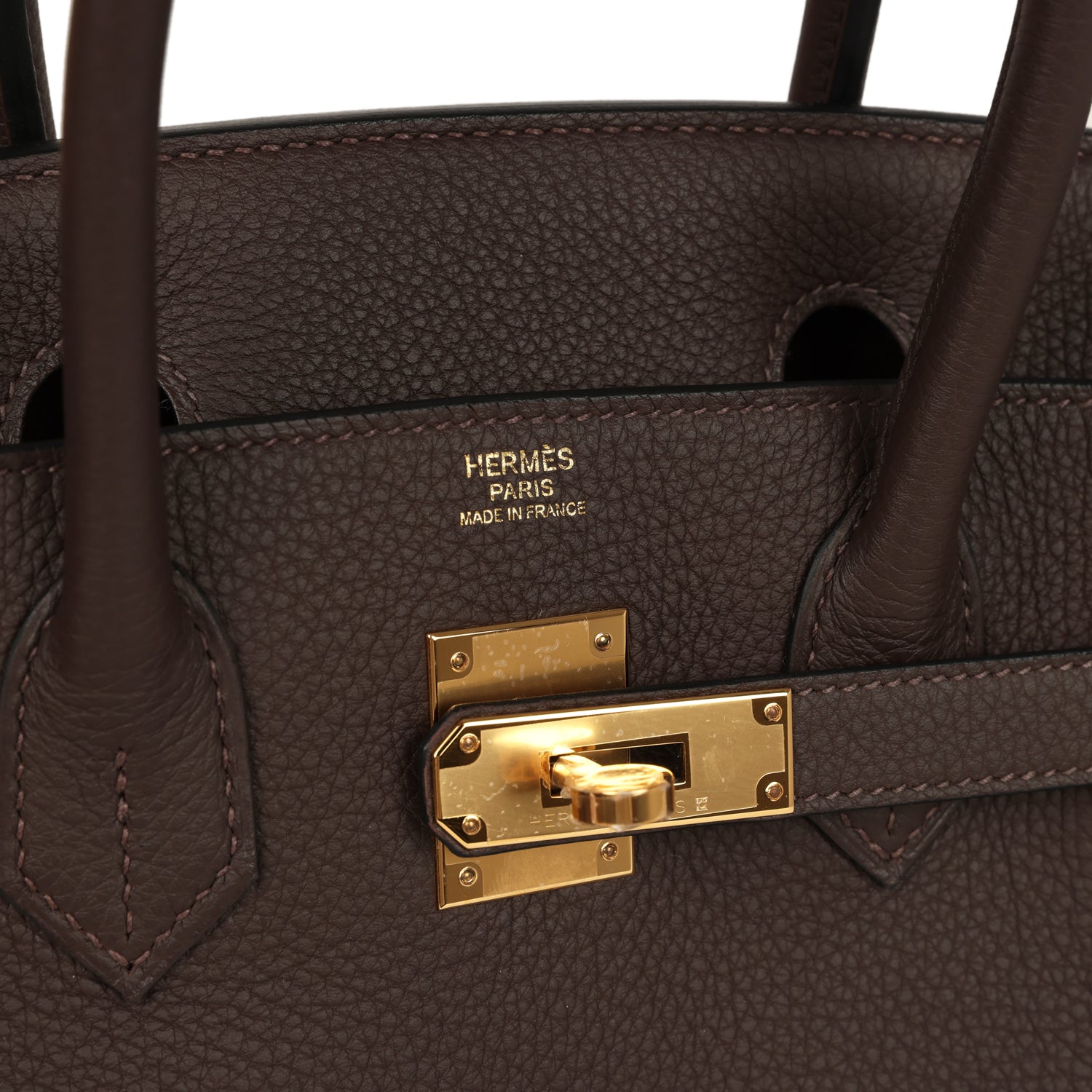 Hermes Birkin 30 Ebene Togo Gold Hardware