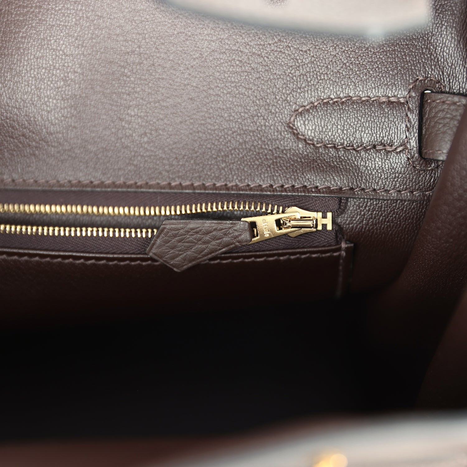 Hermes Birkin 30 Ebene Togo Gold Hardware