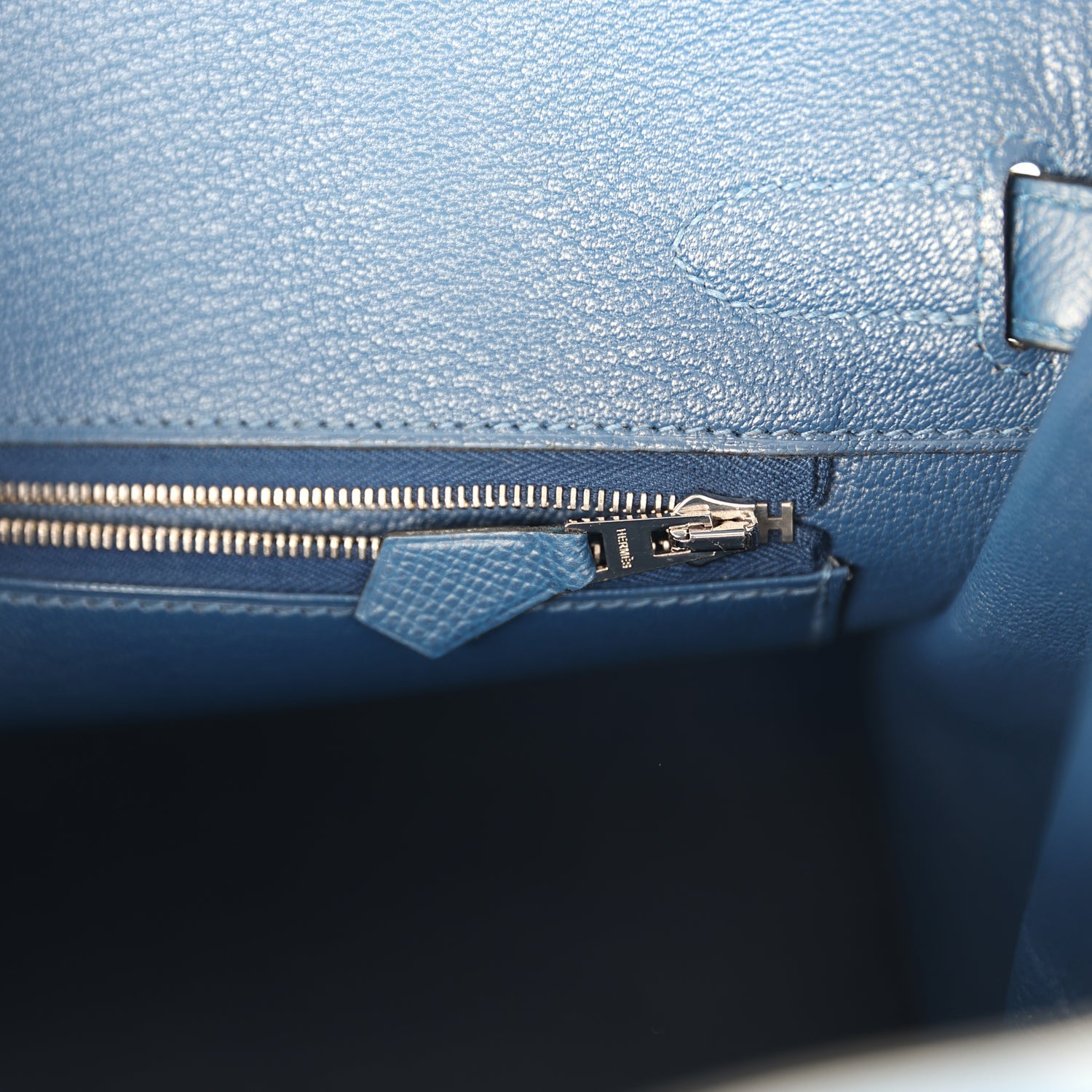 Hermes Birkin 30 Deep Bleu Epsom Palladium Hardware