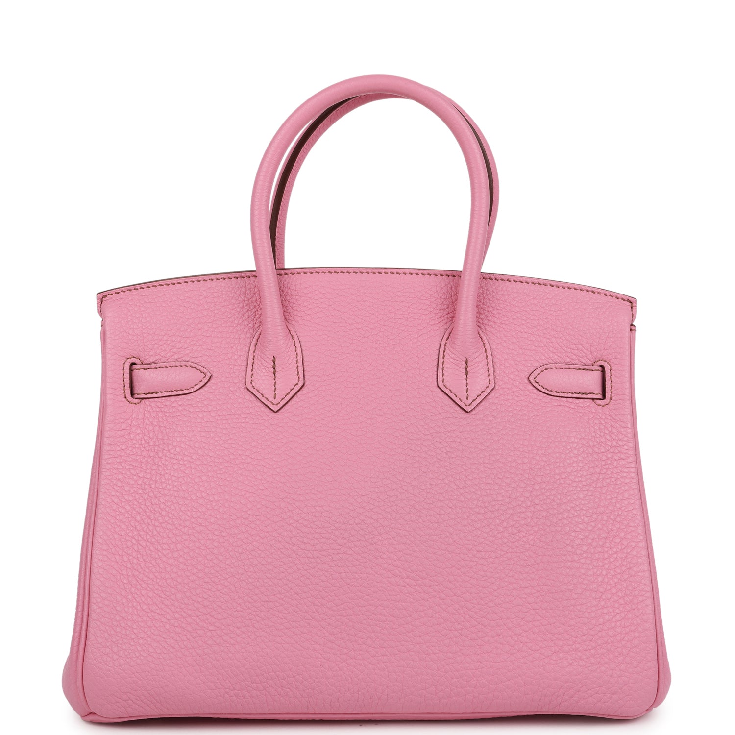Pre-owned Hermes Birkin 30 Bubblegum Togo Palladium Hardware