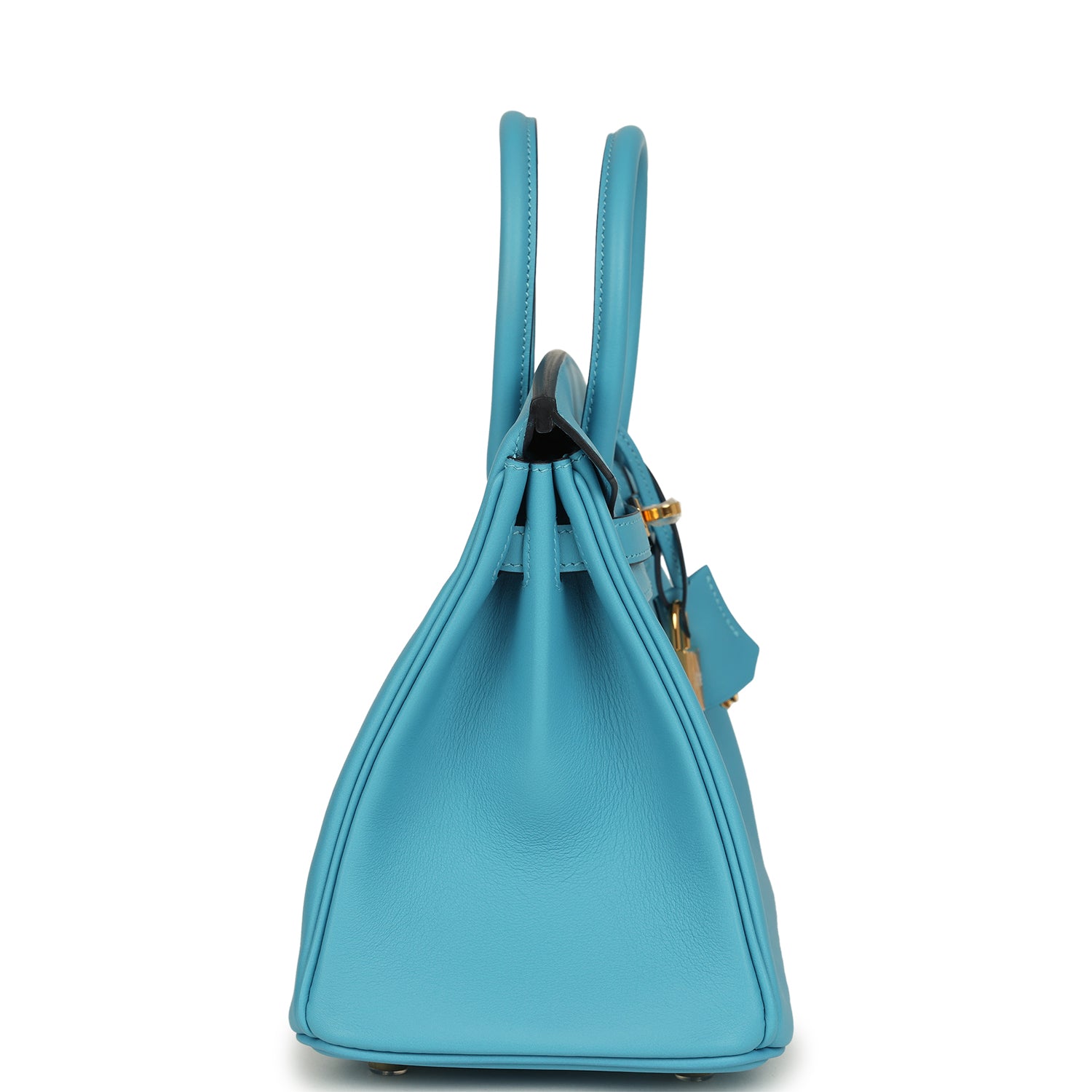 Hermes Birkin 25 Bleu Du Nord Swift Gold Hardware