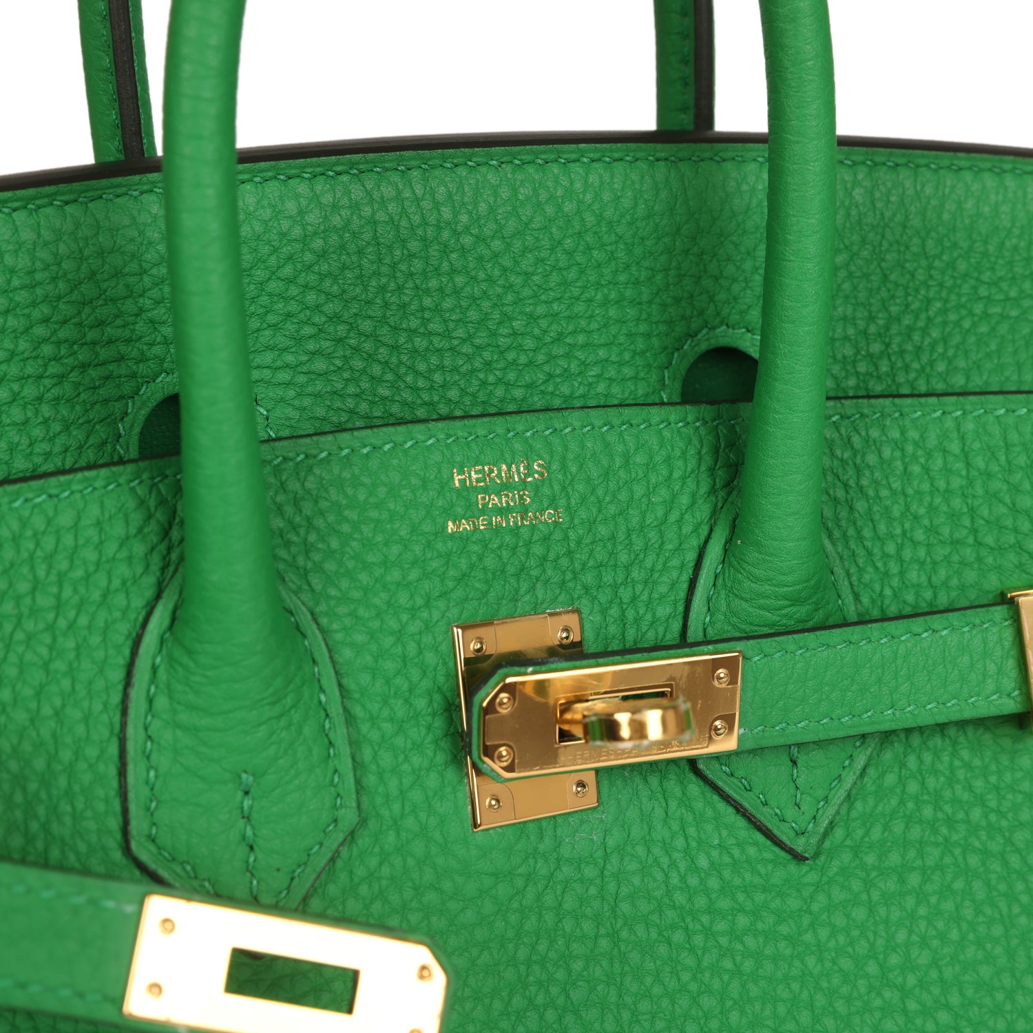 Hermes Birkin 25 Bambou Togo Gold Hardware