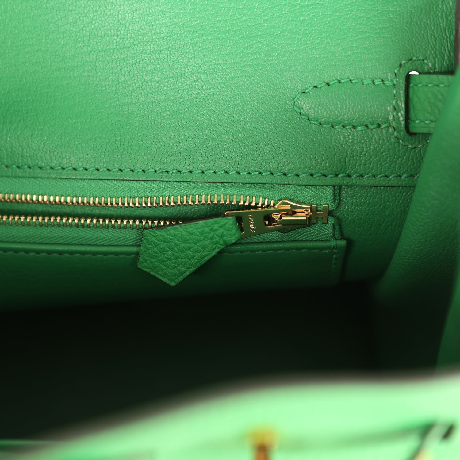 Hermes Birkin 25 Bambou Togo Gold Hardware