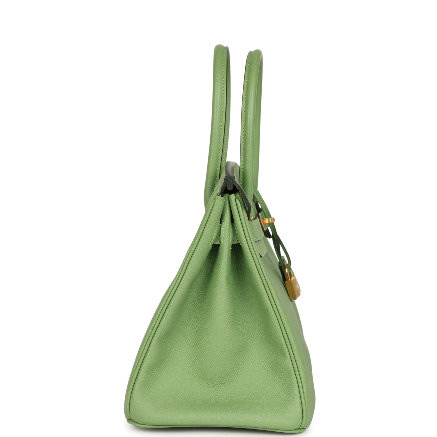 Hermes Birkin 30 Vert Criquet Epsom Gold Hardware
