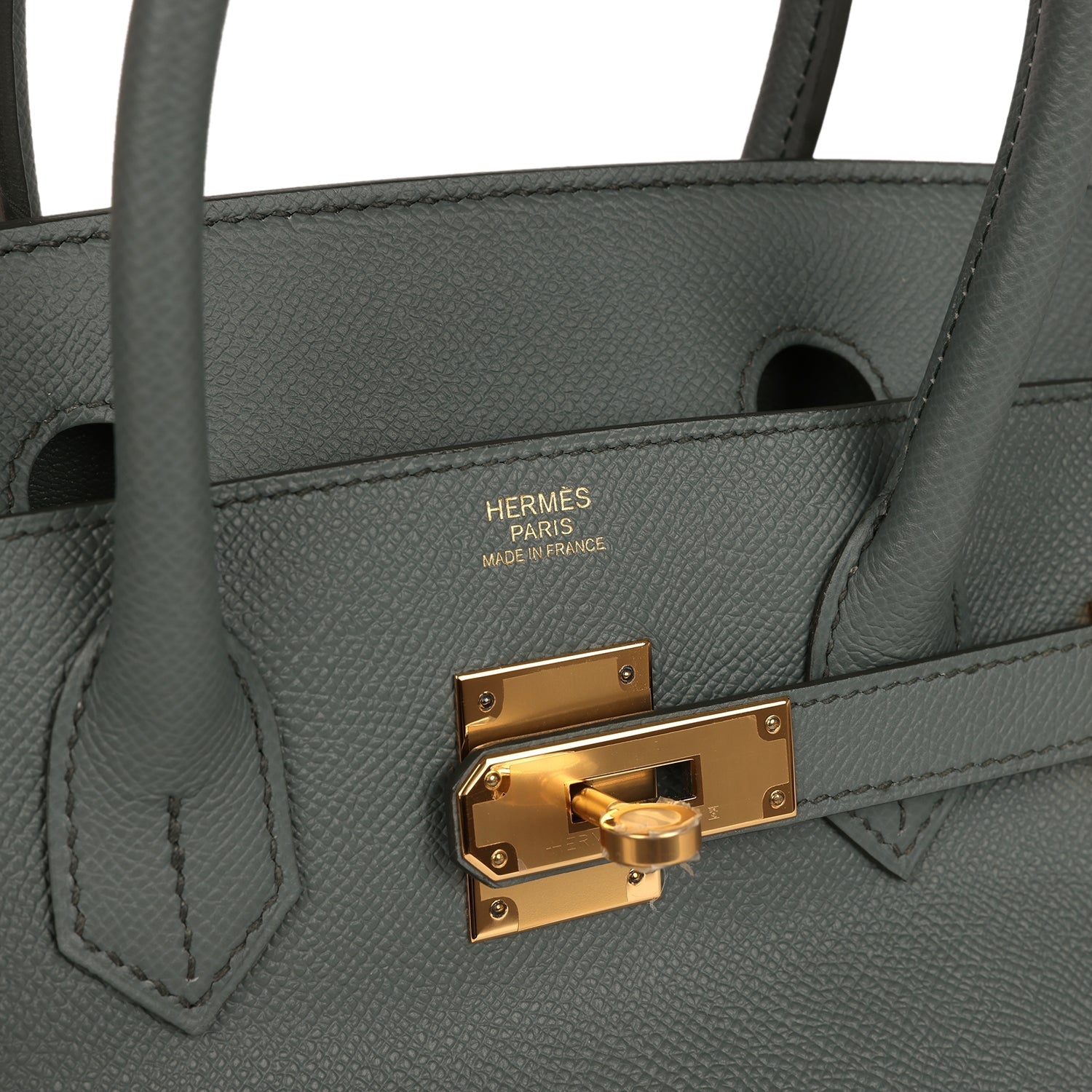 Hermes Birkin 30 Vert Amande Epsom Gold Hardware