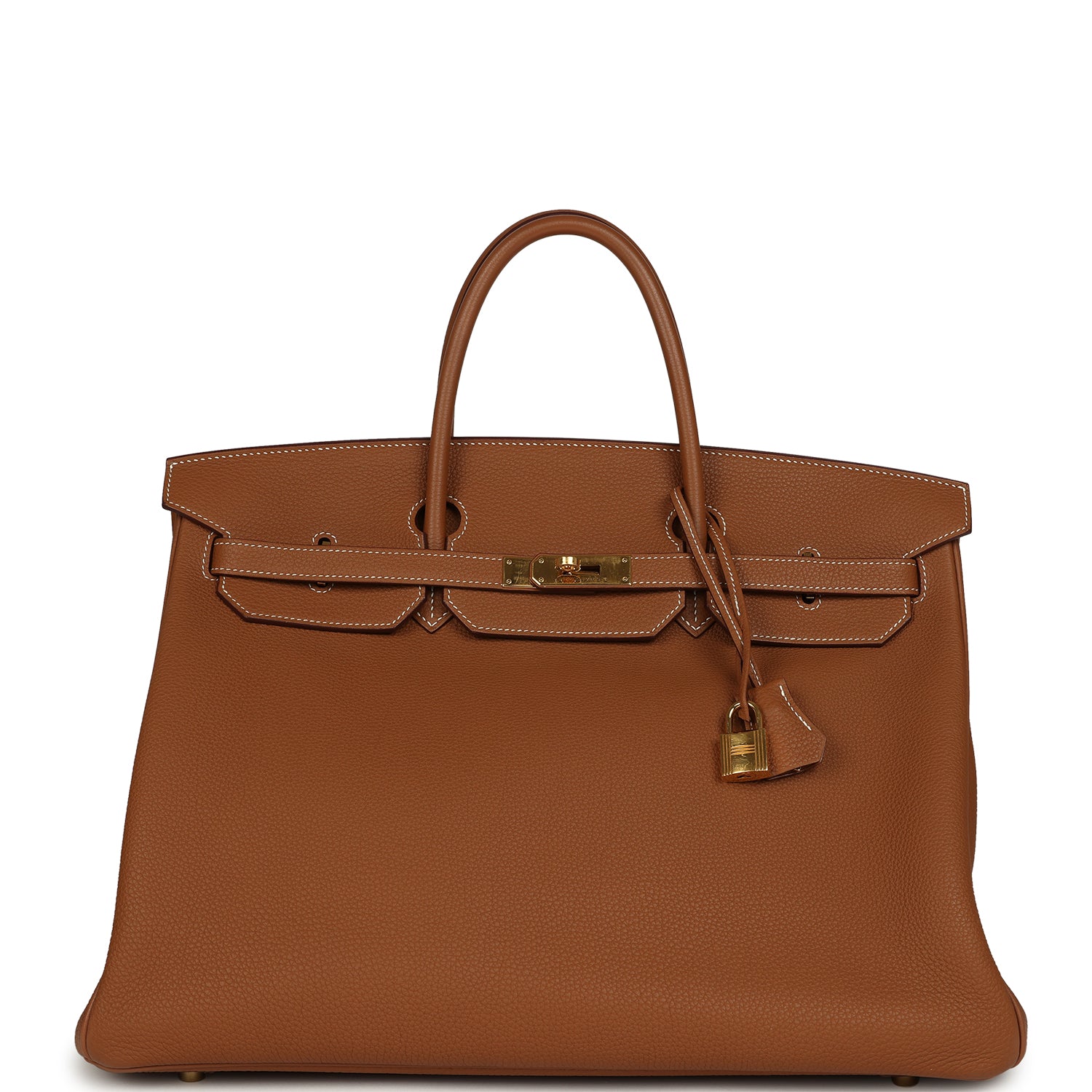Pre-owned Hermes Birkin 40 Gold Togo Gold Hardware