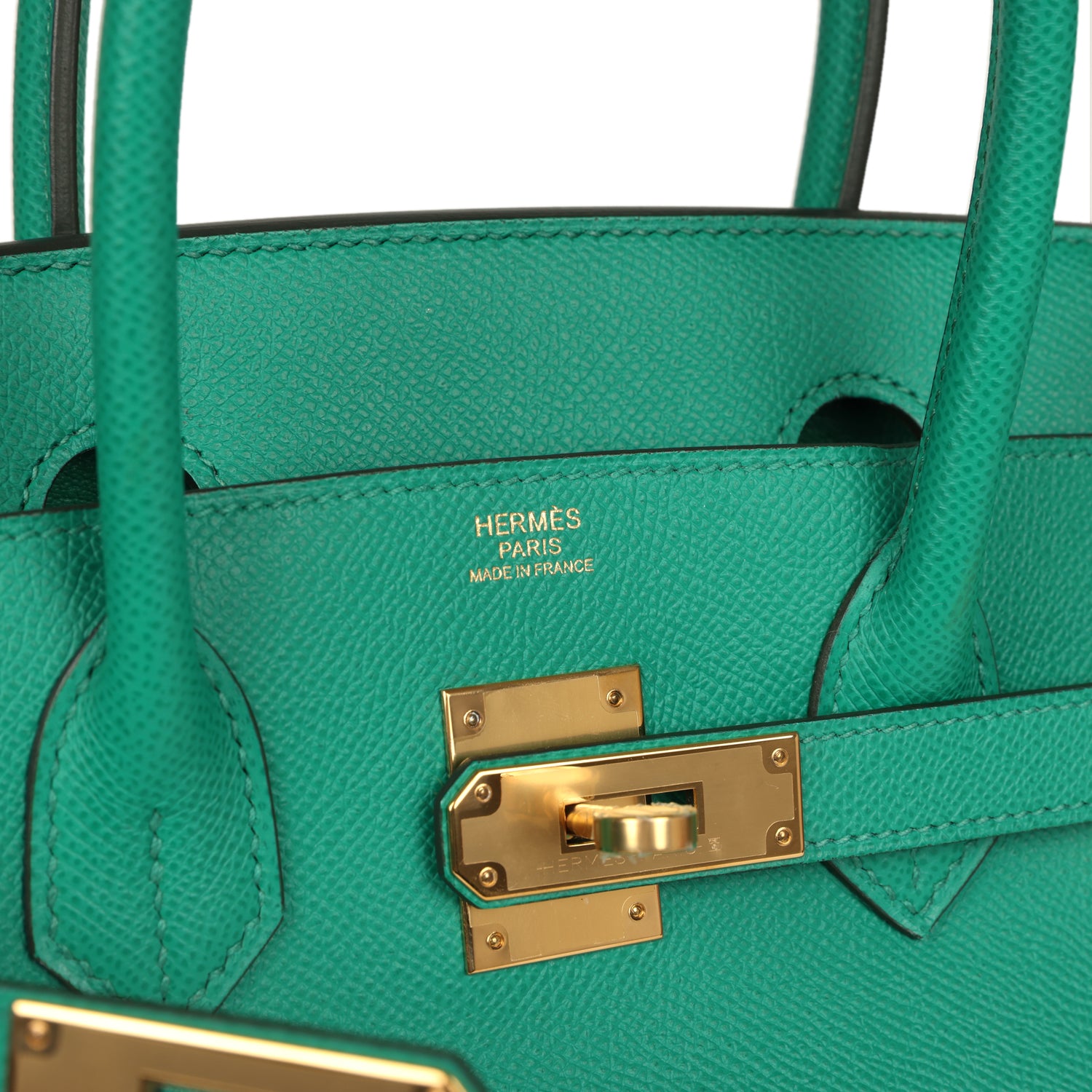 Hermes Birkin 30 Vert Jade Epsom Gold Hardware
