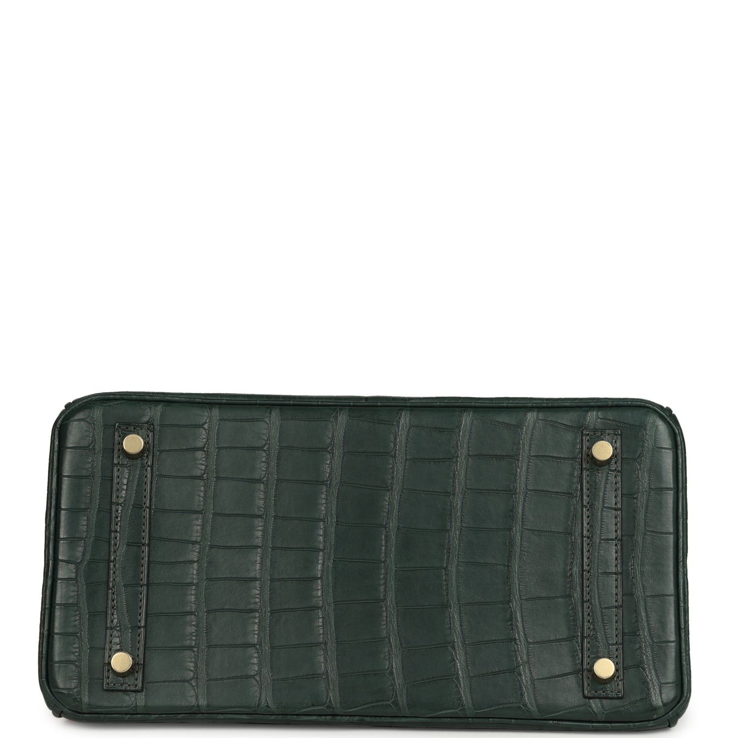 Hermes Birkin 30 Vert Fonce Matte Alligator Gold Hardware