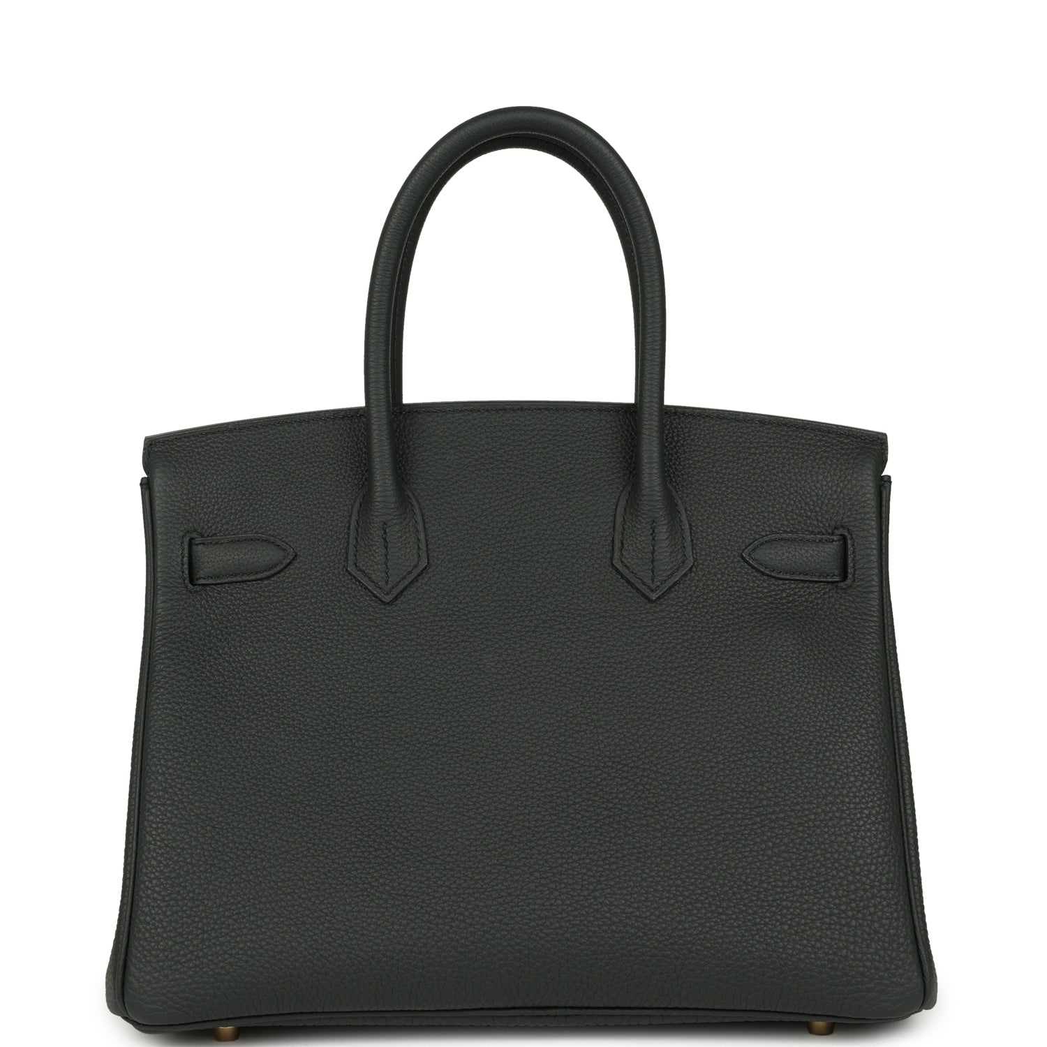 Pre-owned Hermes Birkin 30 Bleu Ocean Togo Gold Hardware