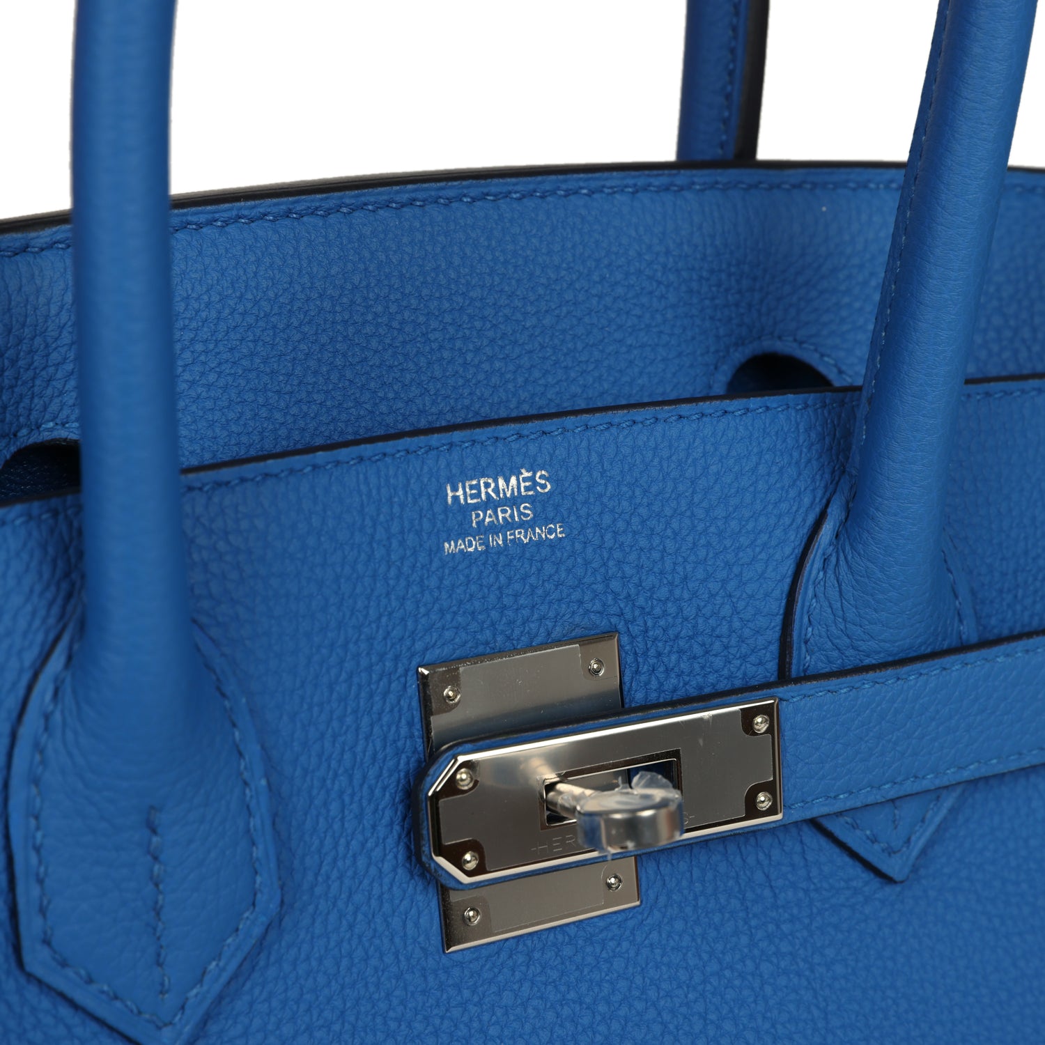 Hermes Birkin 30 Bleu Zellige Togo Palladium Hardware