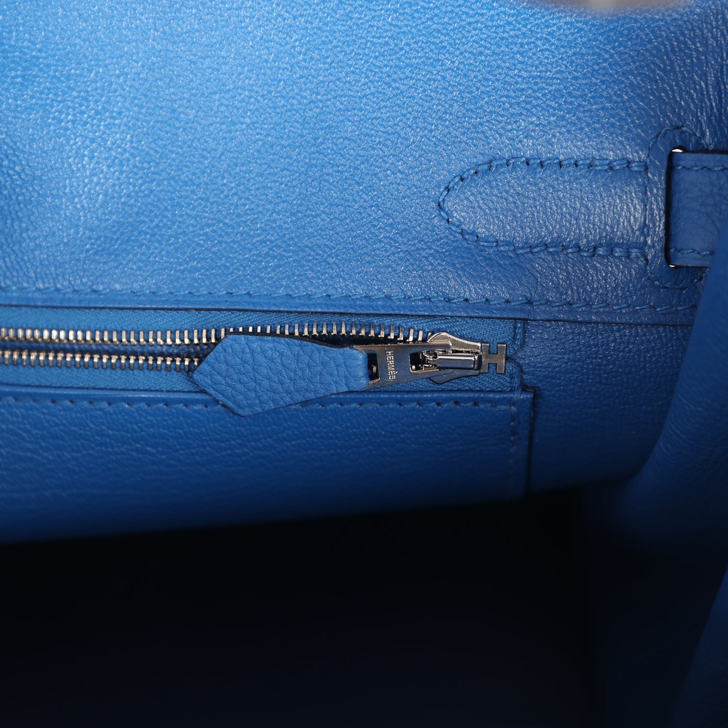 Hermes Birkin 30 Bleu Zellige Togo Palladium Hardware
