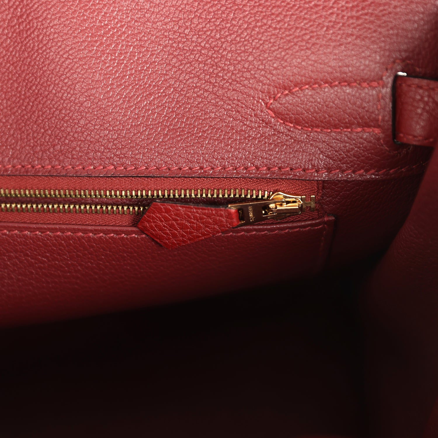 Hermes Birkin 30 Rouge H Togo Gold Hardware