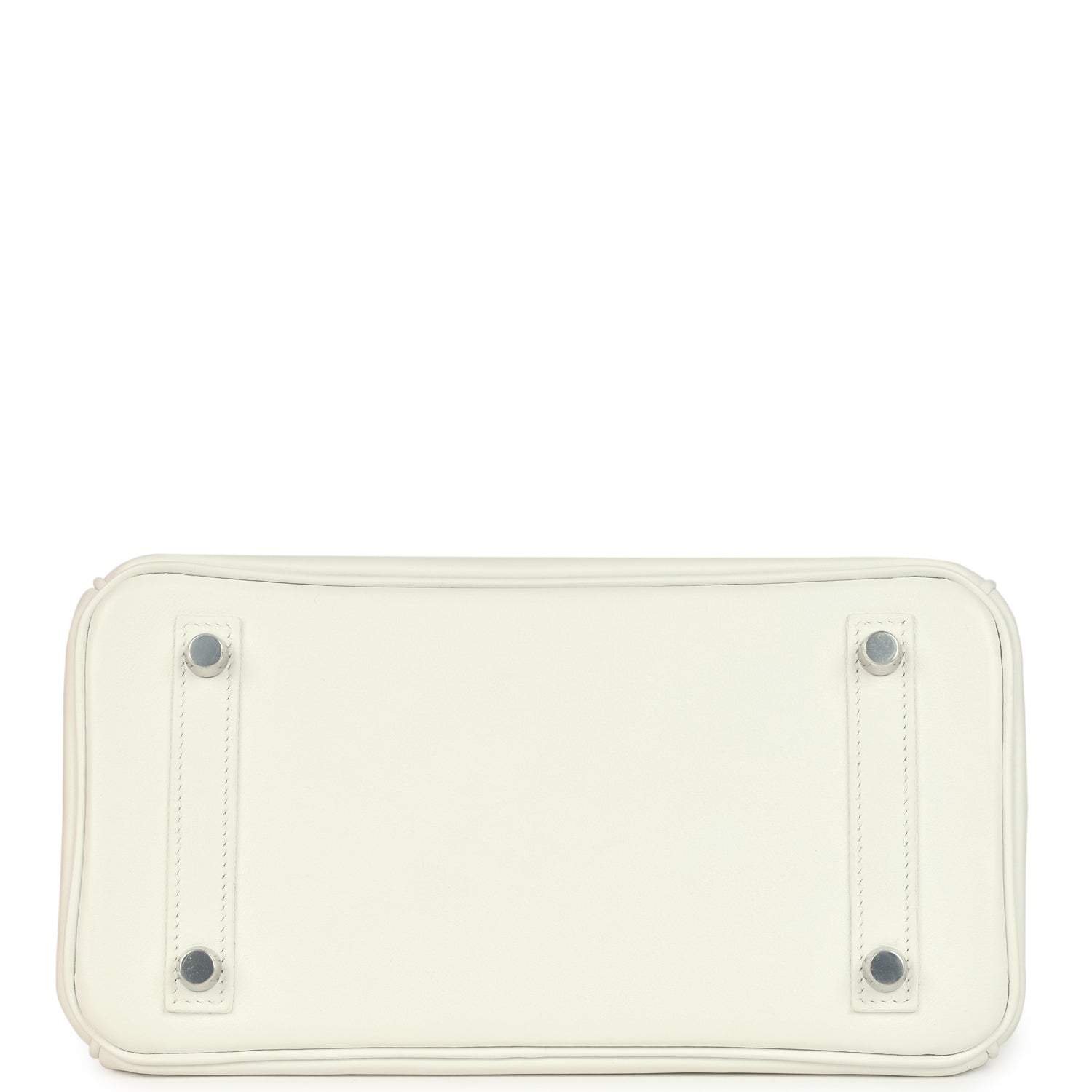 Hermes Birkin 25 New White Swift Palladium Hardware