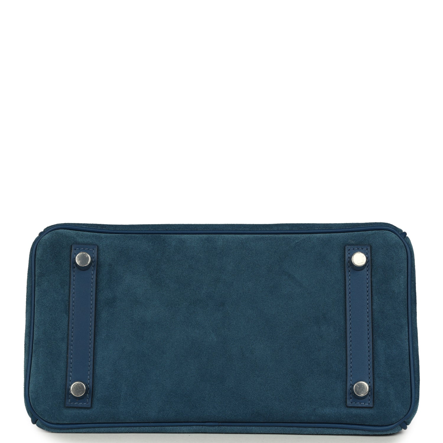 Hermes Birkin 25 Bleu Thalassa Grizzly and Deep Bleu Swift Palladium Hardware