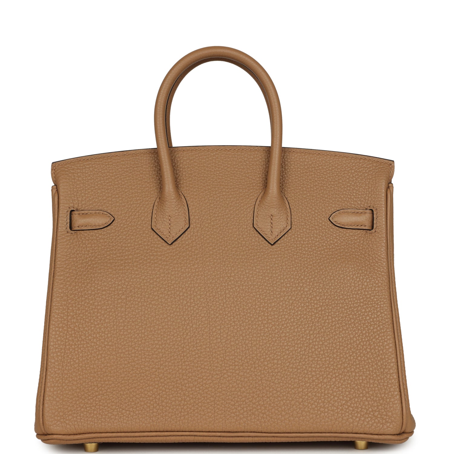 Pre-owned Hermes Birkin 25 Chai Togo Gold Hardware