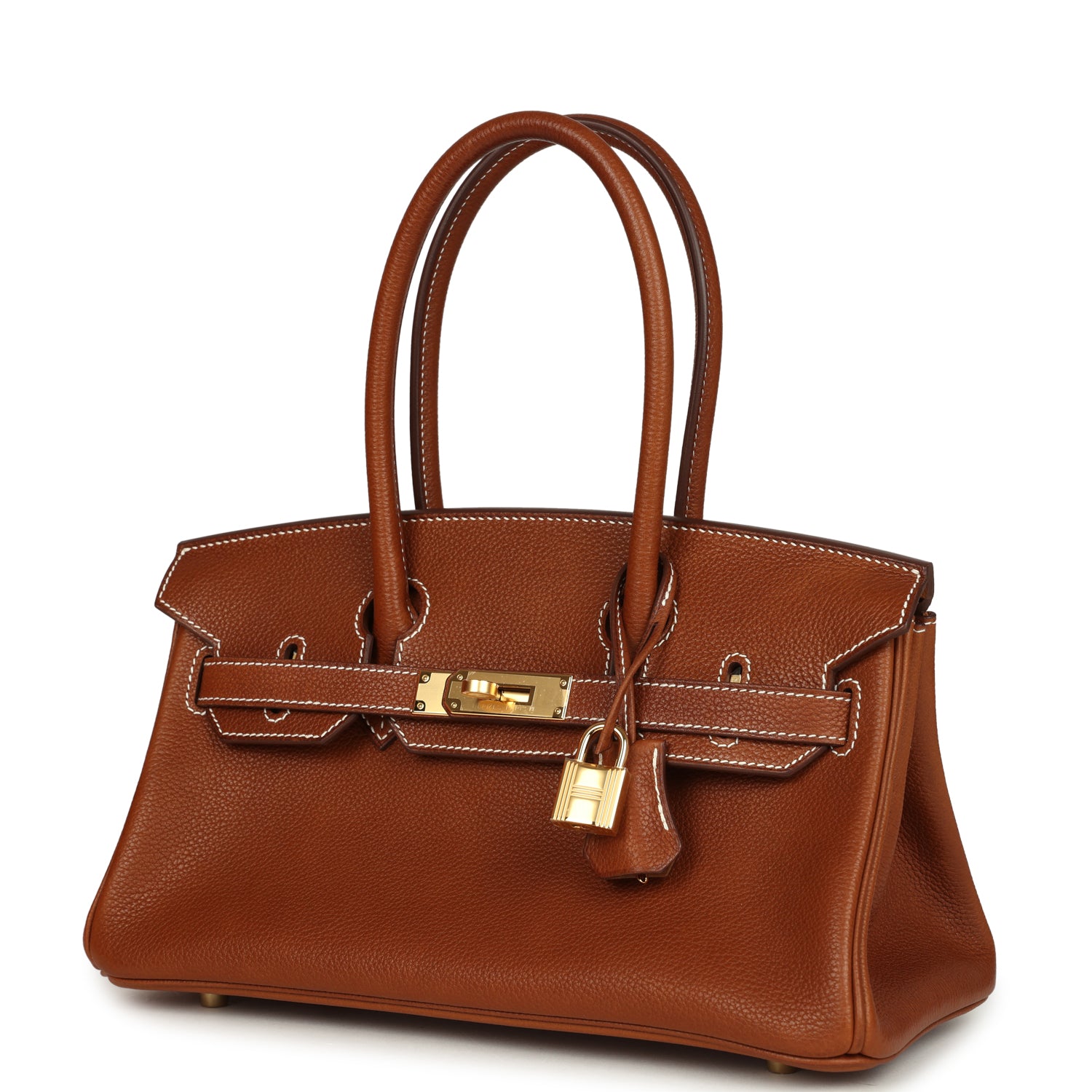 Hermes Shoulder Birkin Light 29 Fauve Barenia Faubourg Gold Hardware