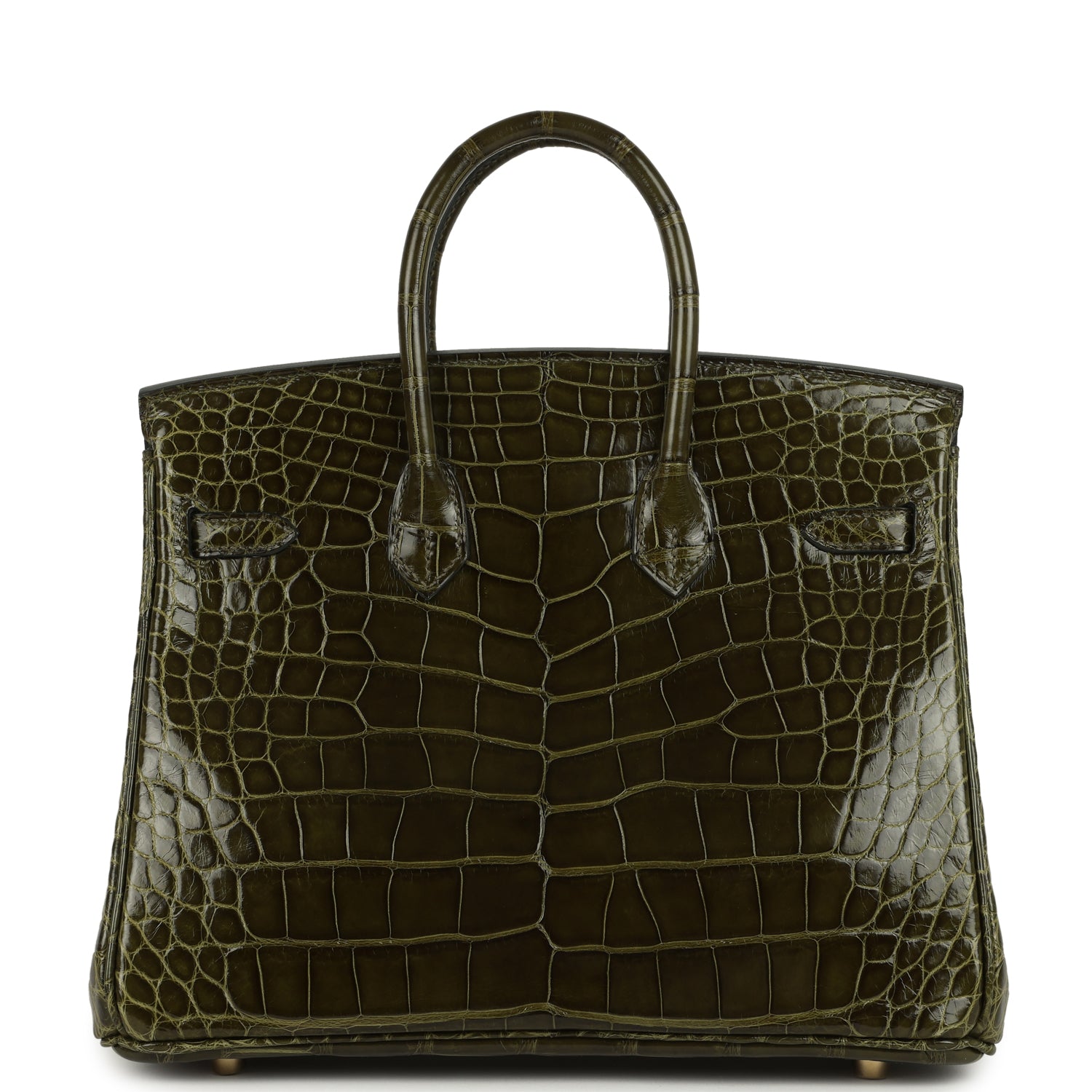 Hermes Birkin 25 Vert Veronese Shiny Alligator Gold Hardware