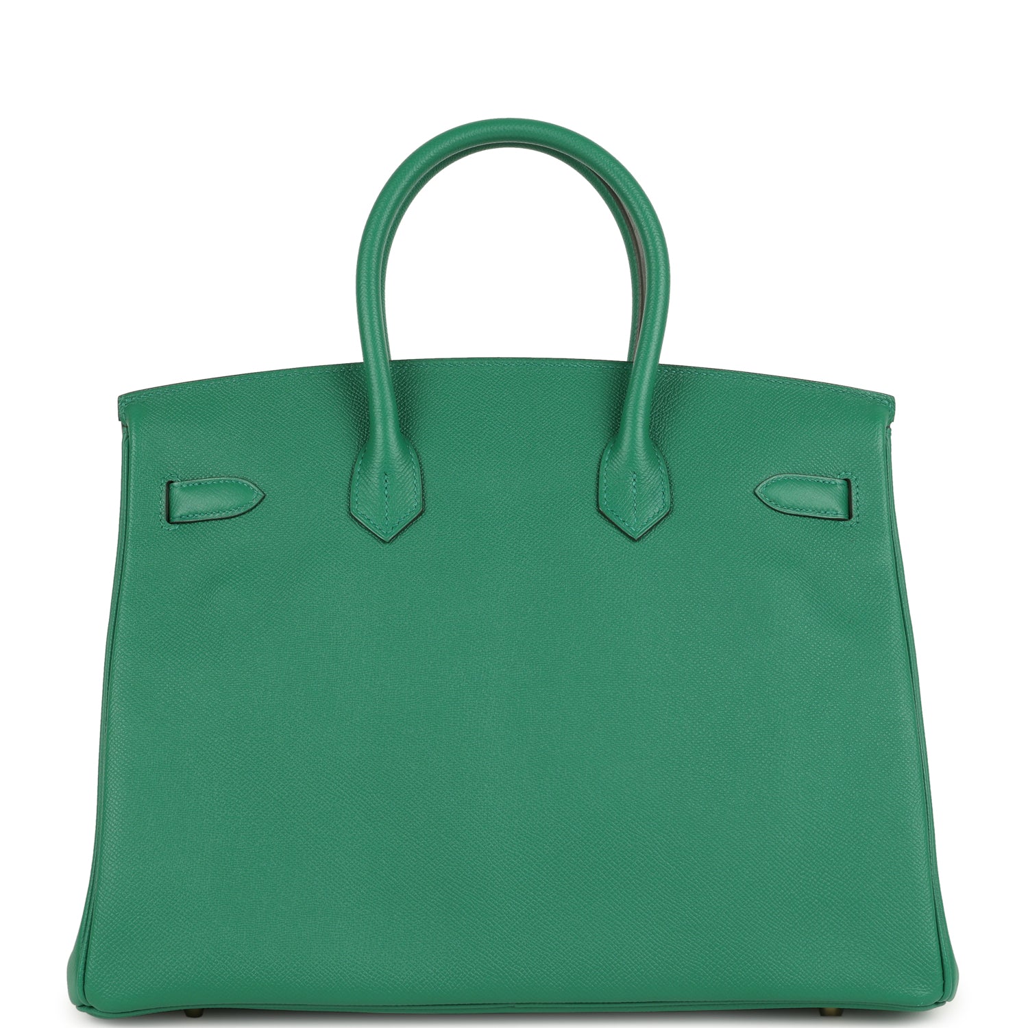 Pre-owned Hermes Birkin 35 Vert Vertigo Epsom Gold Hardware
