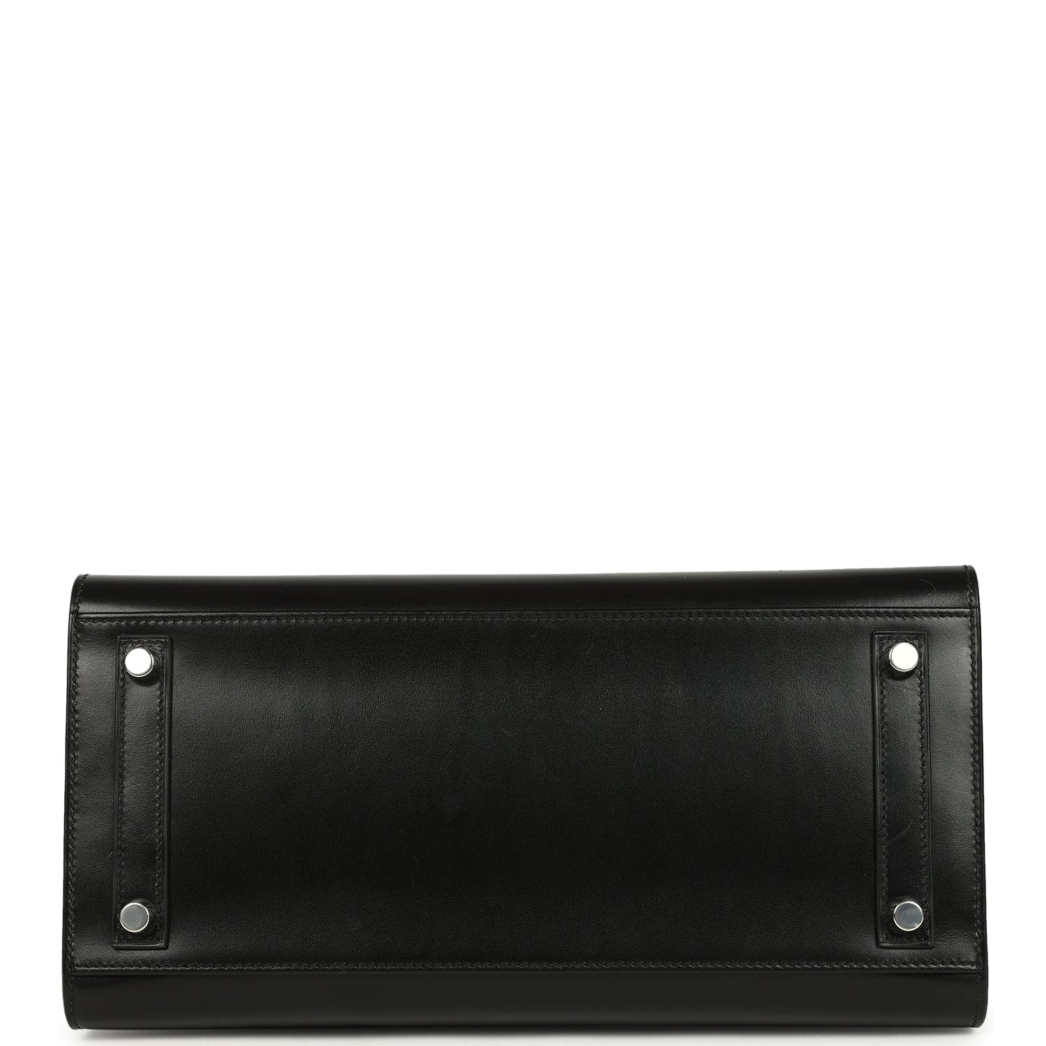 Pre-owned Hermes Birkin Sellier 30 Black Box Palladium Hardware