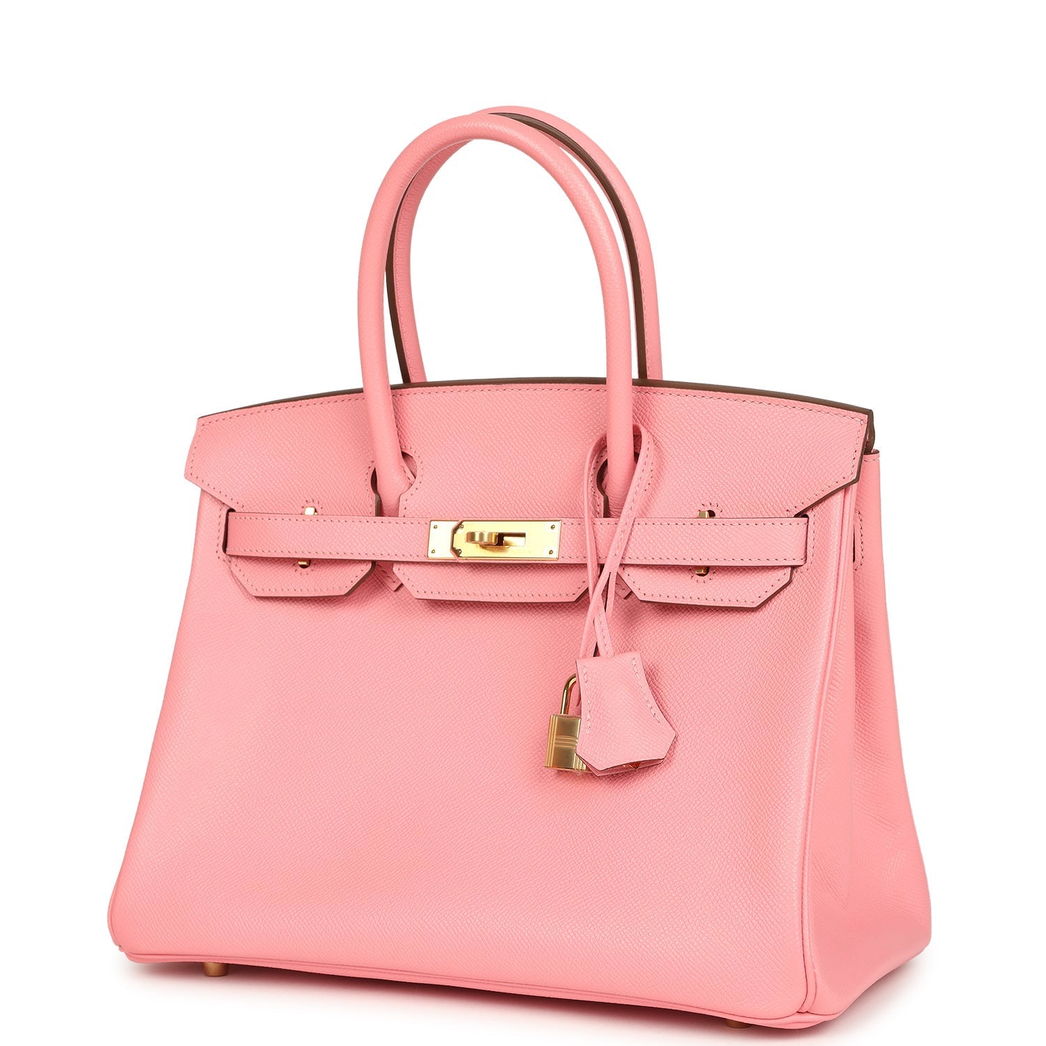 Hermes Birkin 30 Rose Confetti Epsom Palladium Hardware