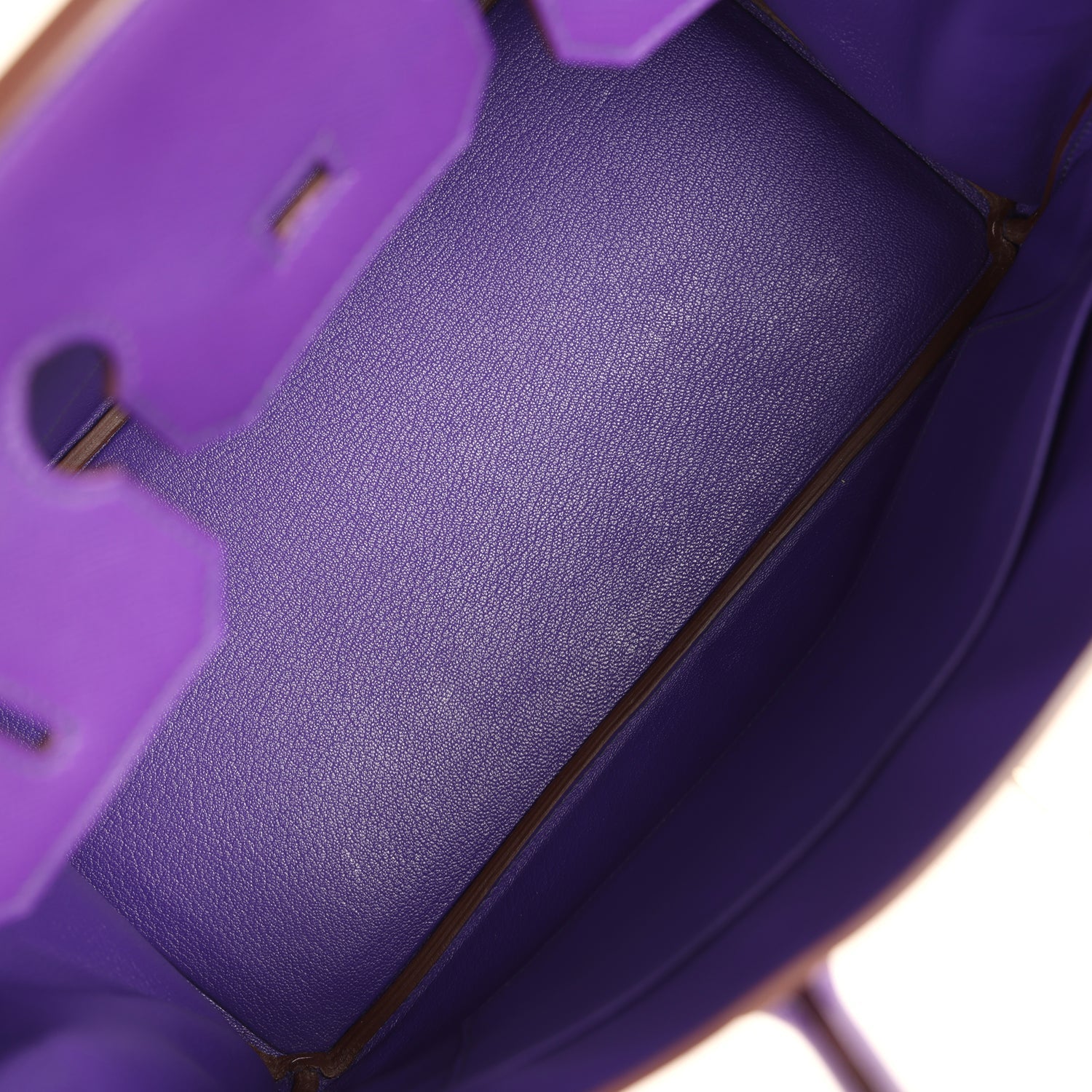 Pre-owned Hermes Birkin 35 Crocus Epsom Palladium Hardware