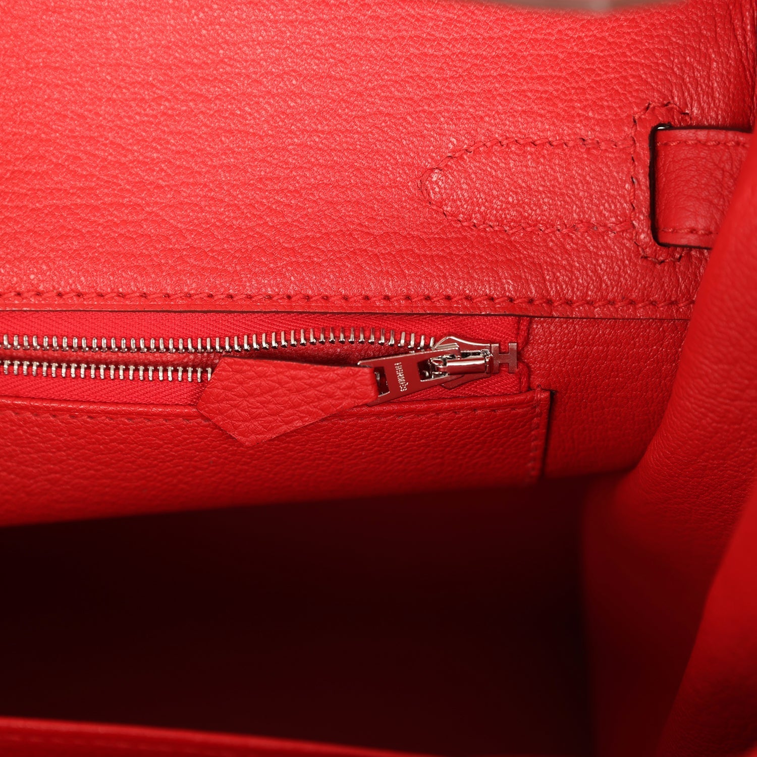 Hermes Birkin 30 Rouge Radieux Togo Palladium Hardware