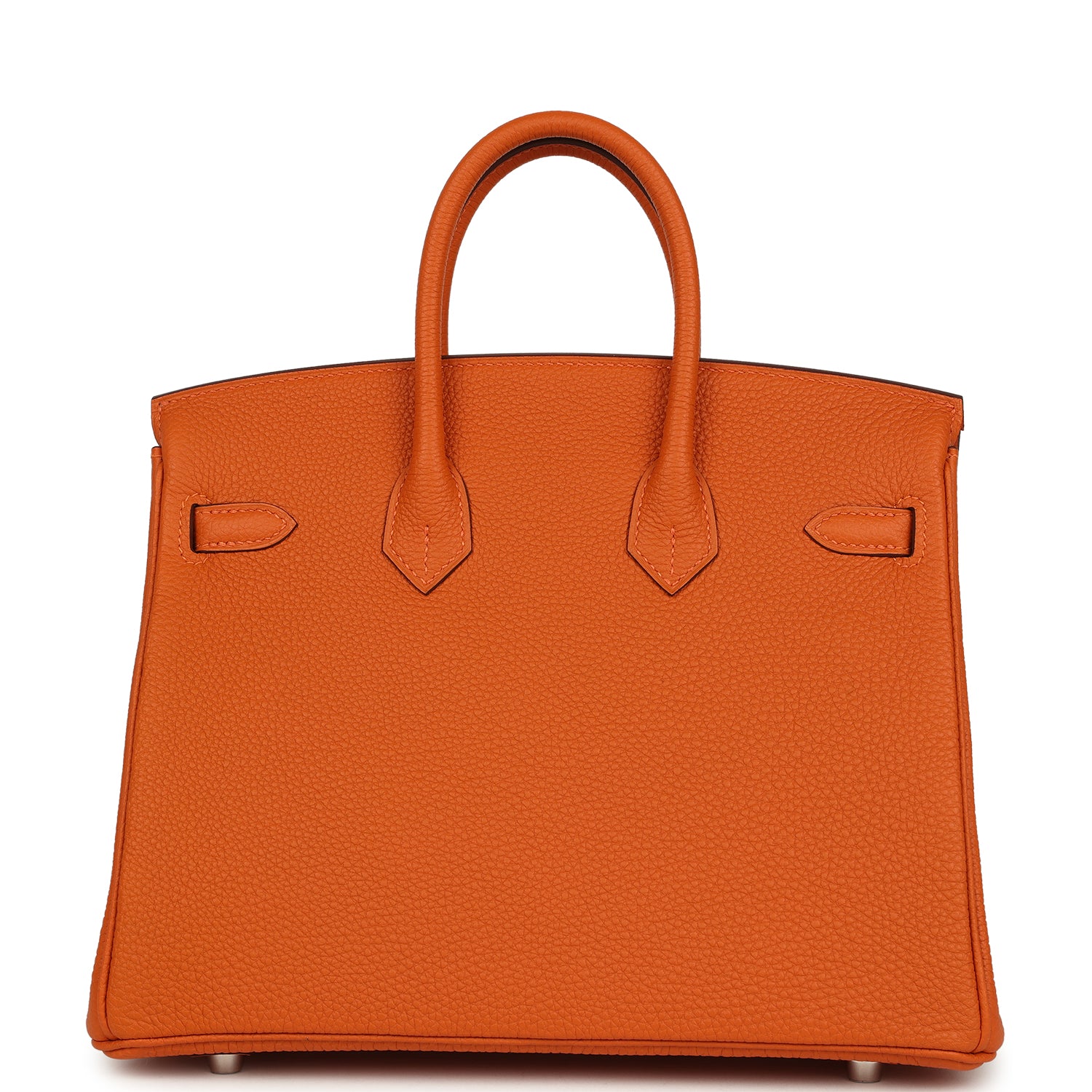 Hermes Birkin 25 Orange Togo Palladium Hardware