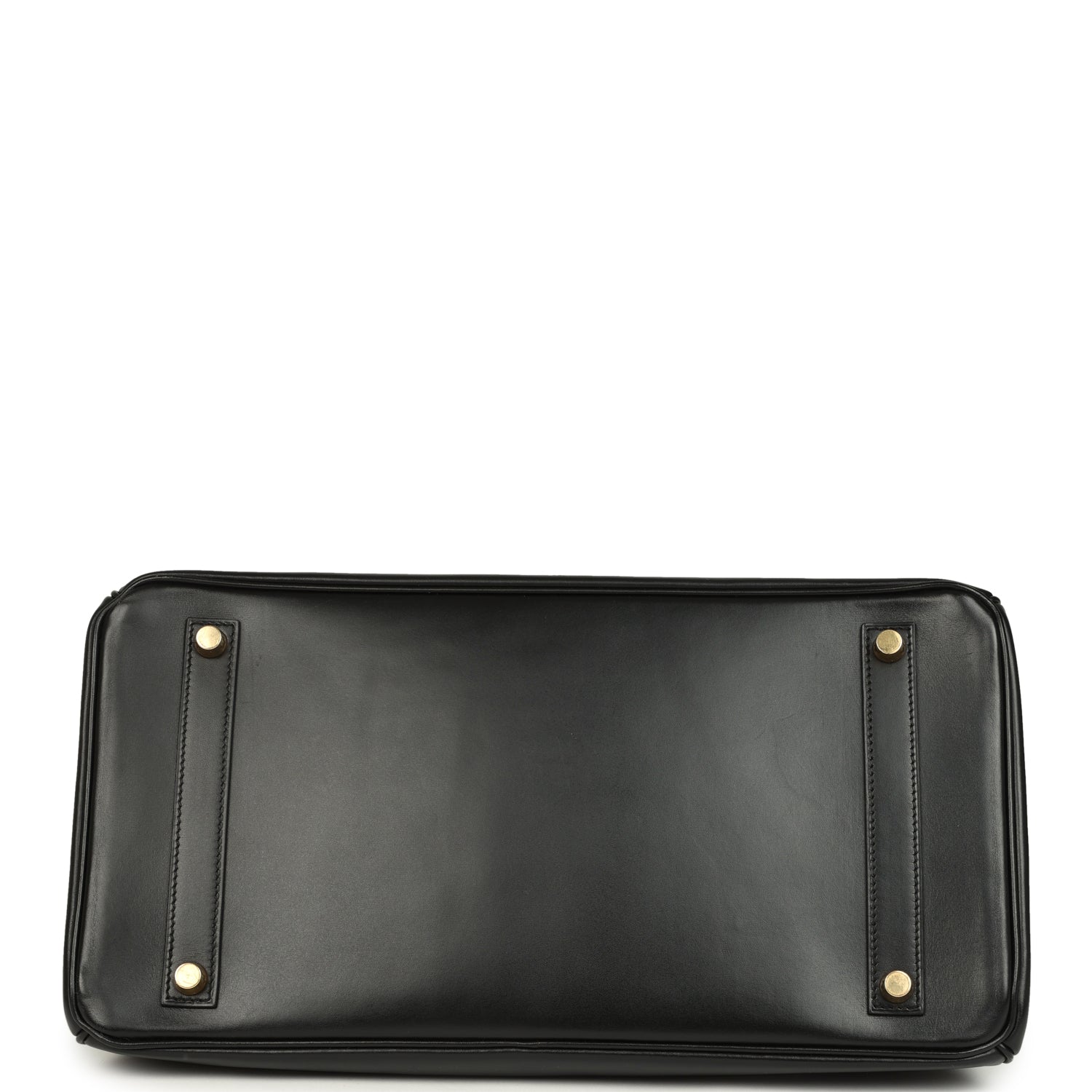 Vintage Hermes Birkin 35 Black Box Gold Hardware