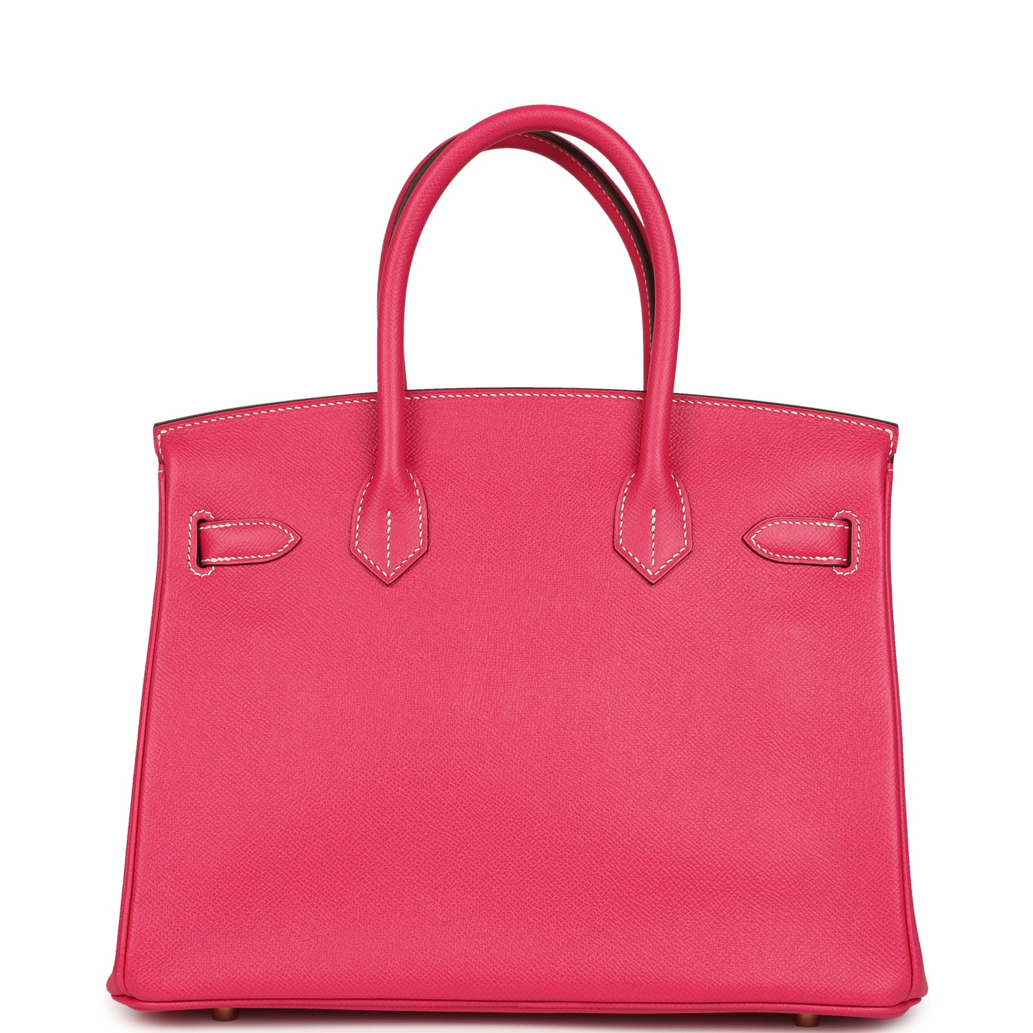 Pre-owned Hermes Birkin 30 Rose Tyrien Epsom Gold Hardware