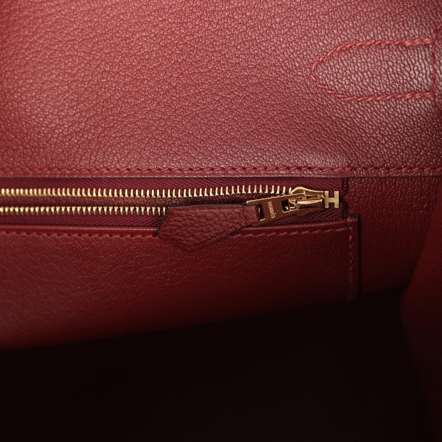 Hermes Birkin 35 Rouge H Togo Gold Hardware