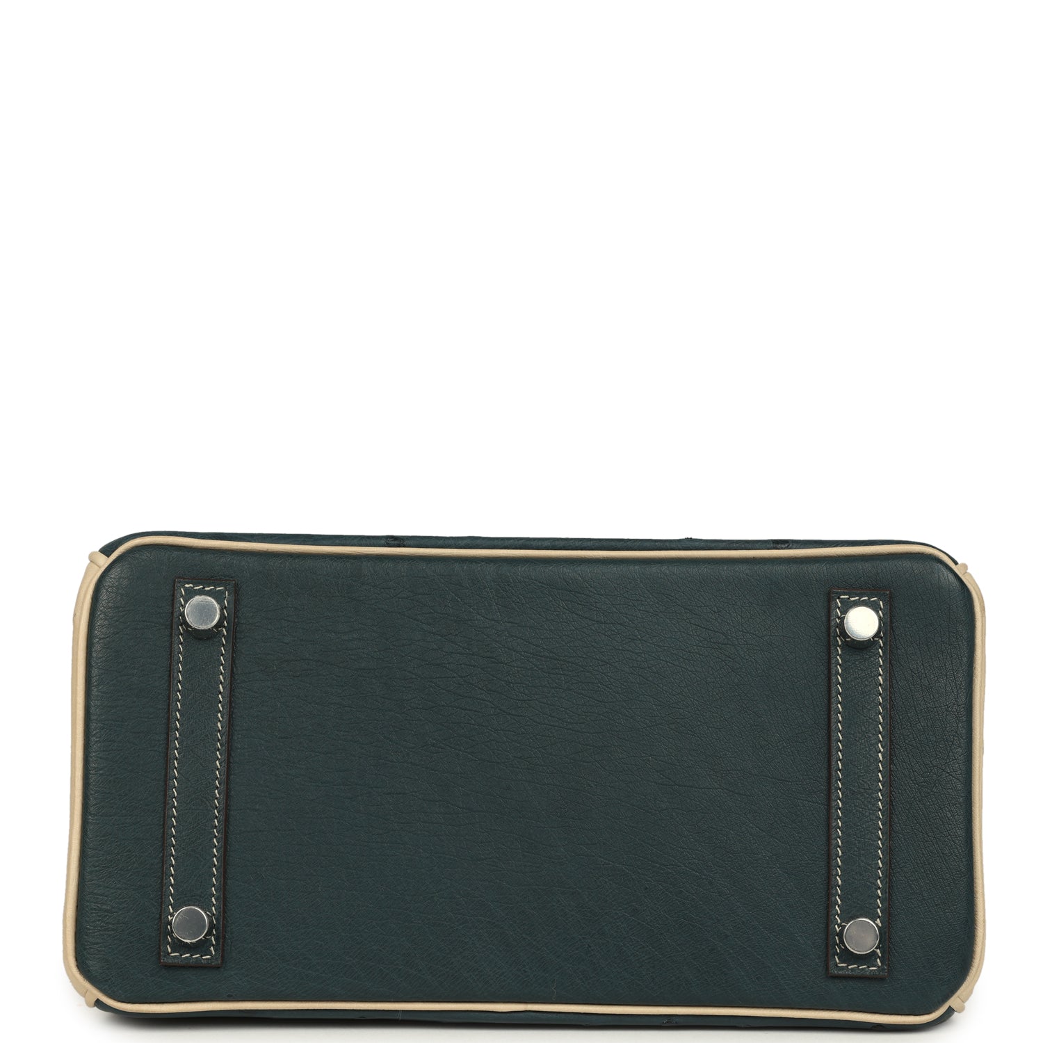 Hermes Special Order (HSS) Birkin 25 Vert Cypress and Parchemin Brushed Palladium Hardware